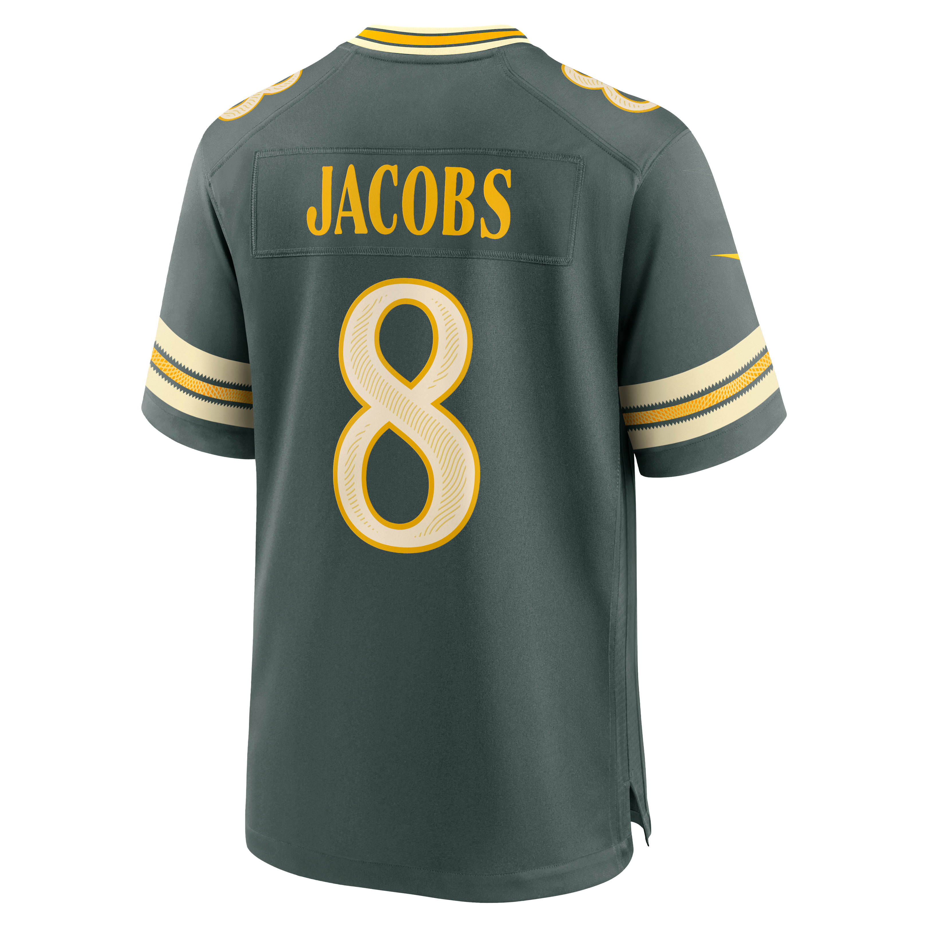 Men's Nike Josh Jacobs Green Bay Packers 2026 Rivalries Collection Game Jersey