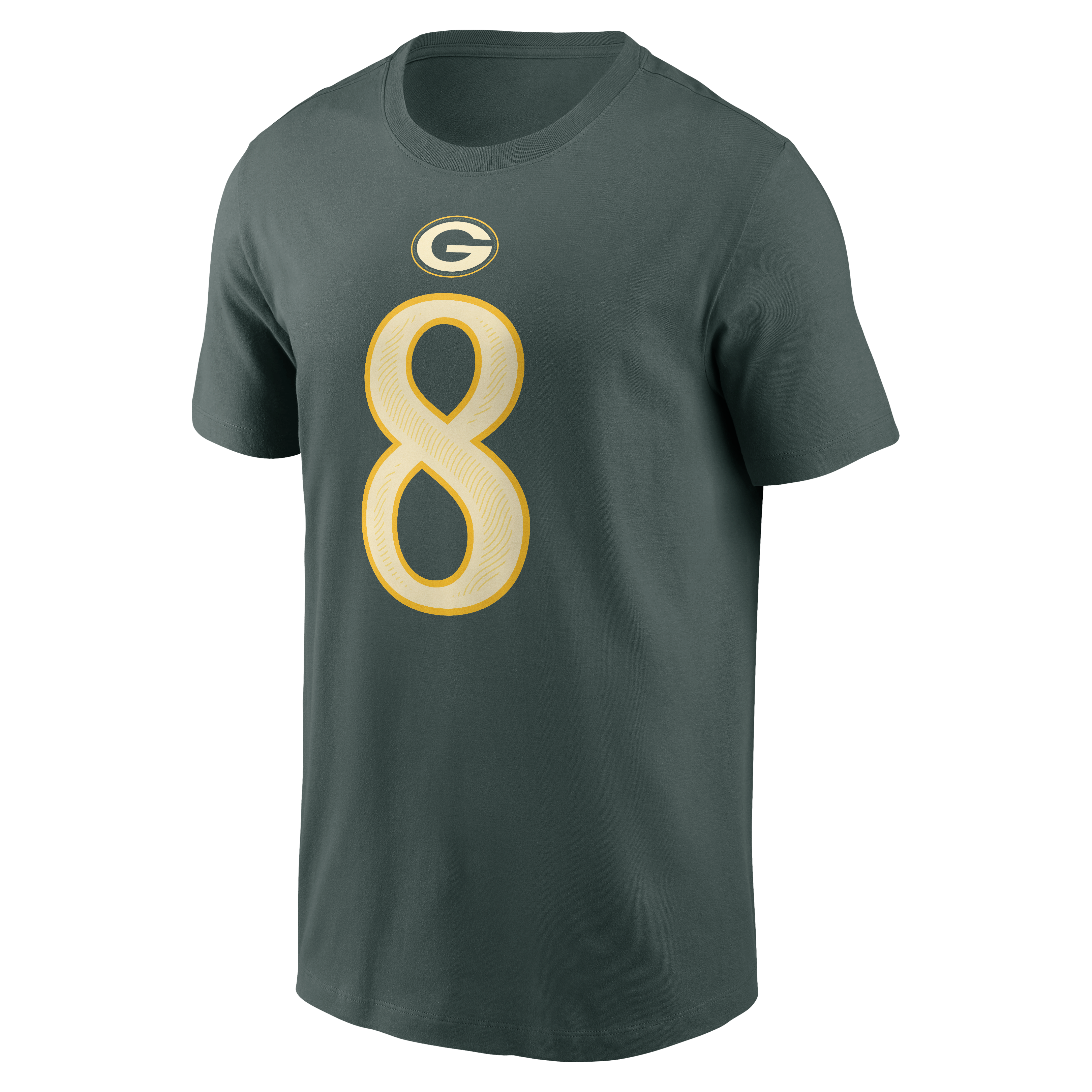 Men's Nike Josh Jacobs Green Bay Packers 2026 Rivalries Collection Player Name & Number T-Shirt