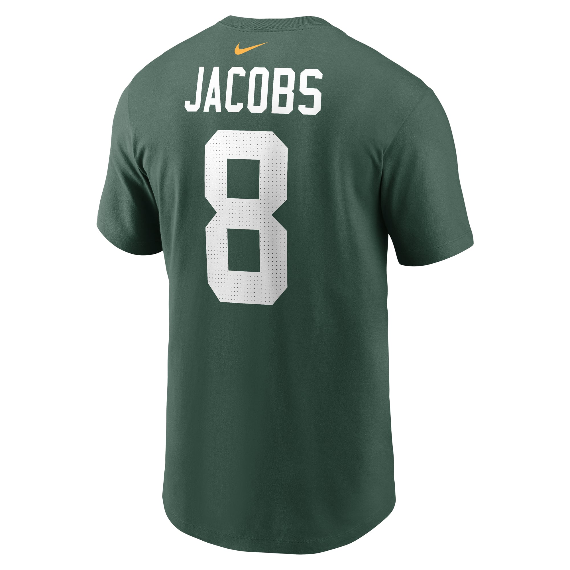 Men's Nike Josh Jacobs Green Bay Packers Name & Number T-Shirt