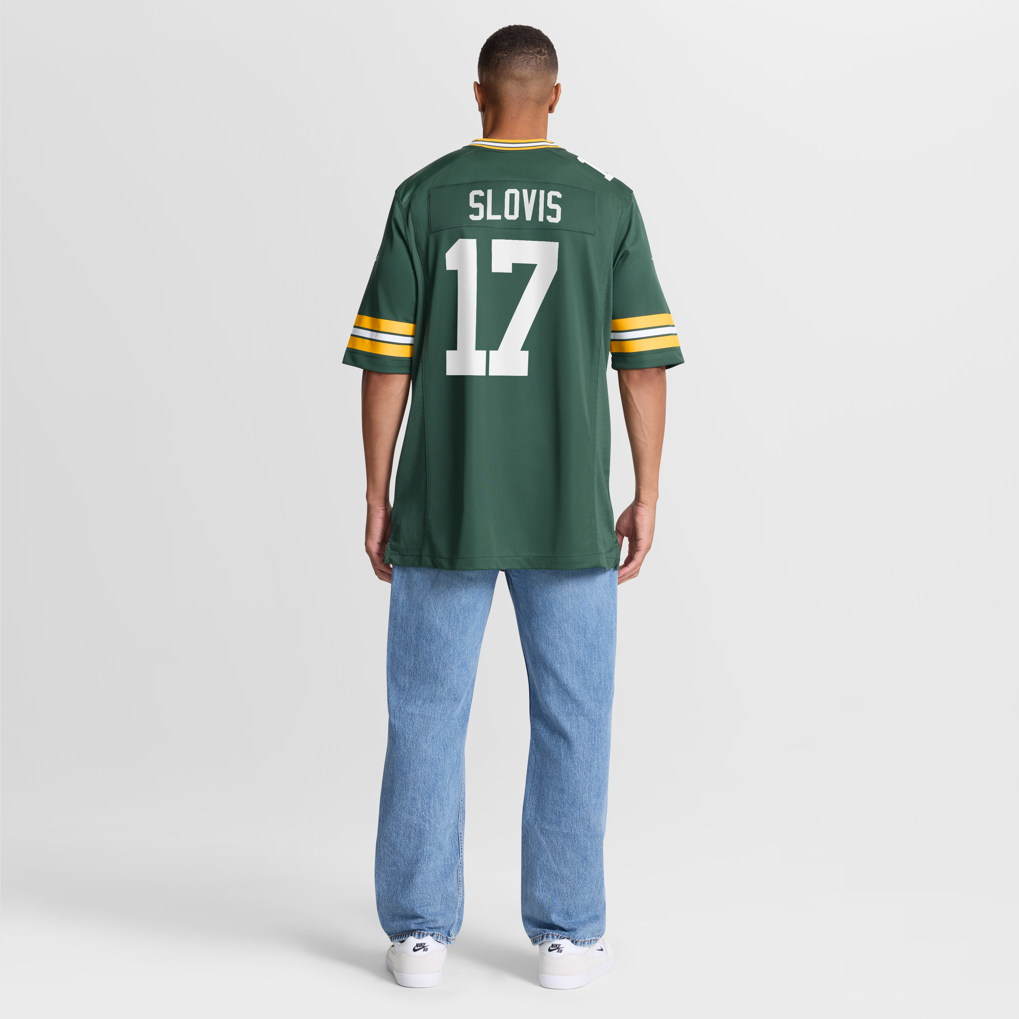 Men's Nike Kedon Slovis Green Bay Packers Team Game Jersey