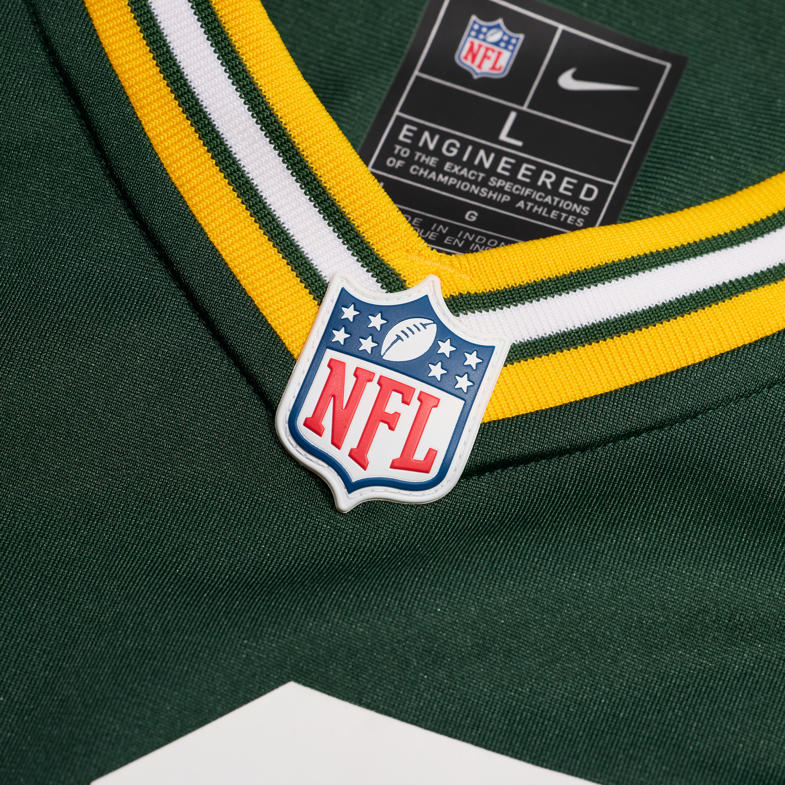 Men's Nike Lenny Krieg Green Bay Packers Team Game Jersey