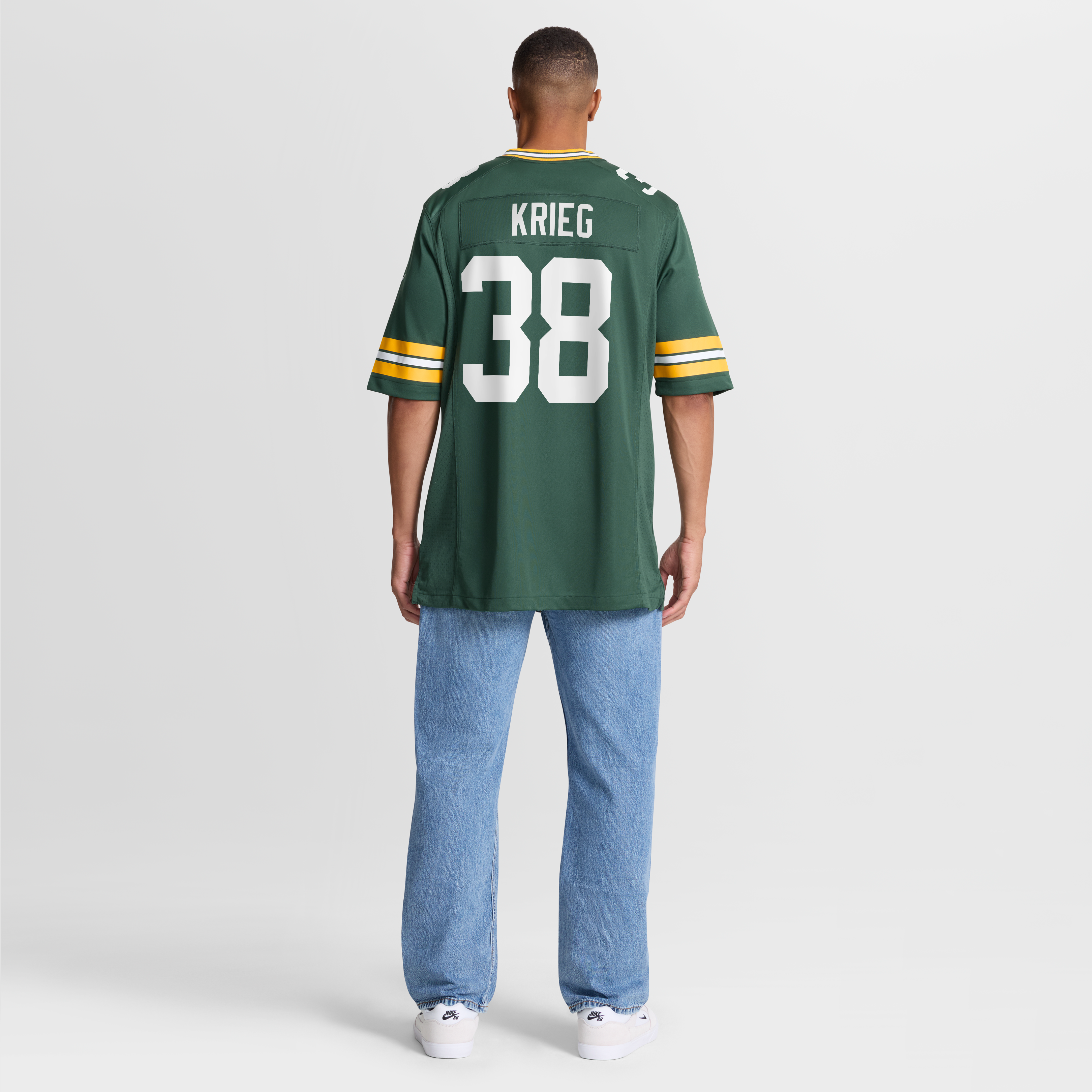Men's Nike Lenny Krieg Green Bay Packers Team Game Jersey