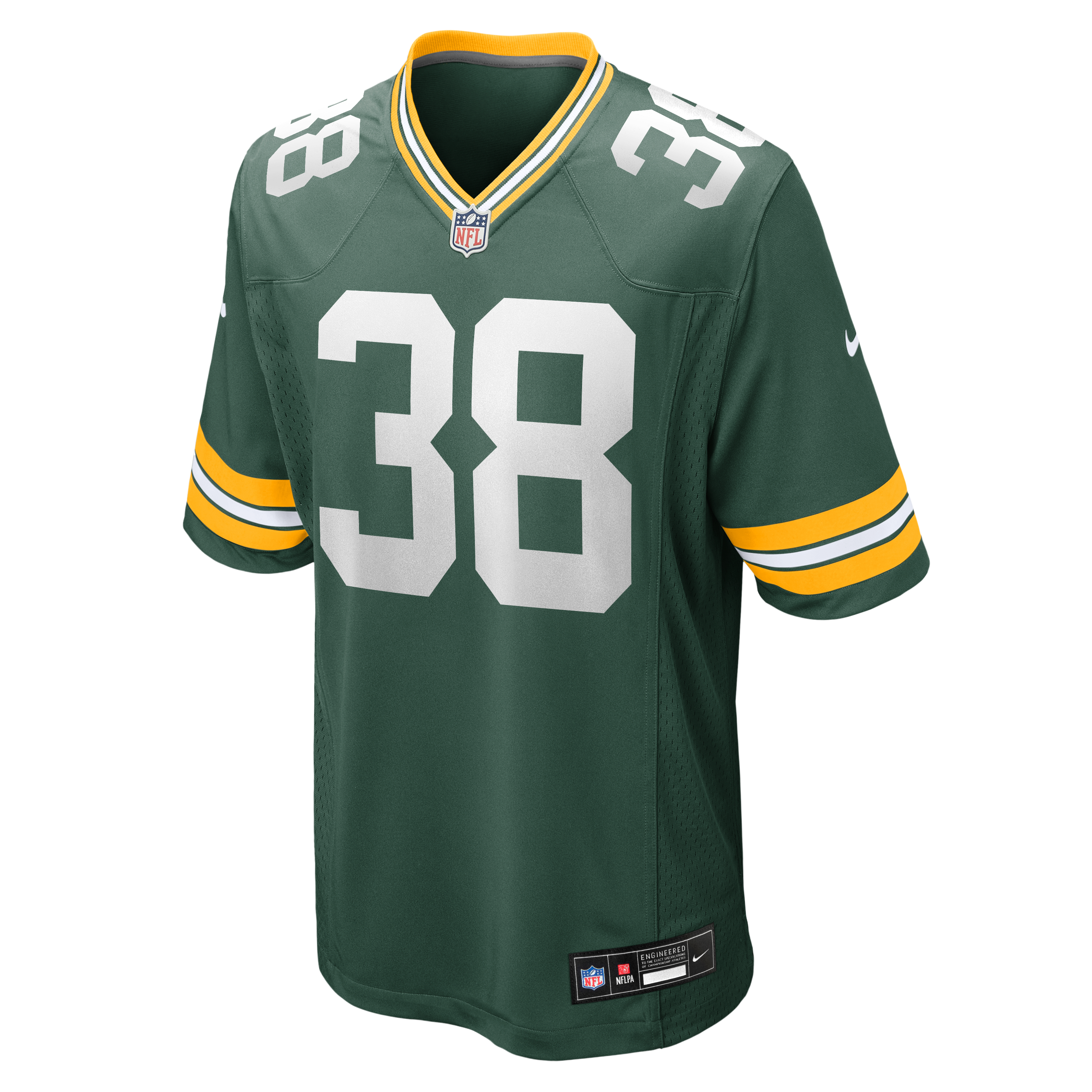 Men's Nike Lenny Krieg Green Bay Packers Team Game Jersey