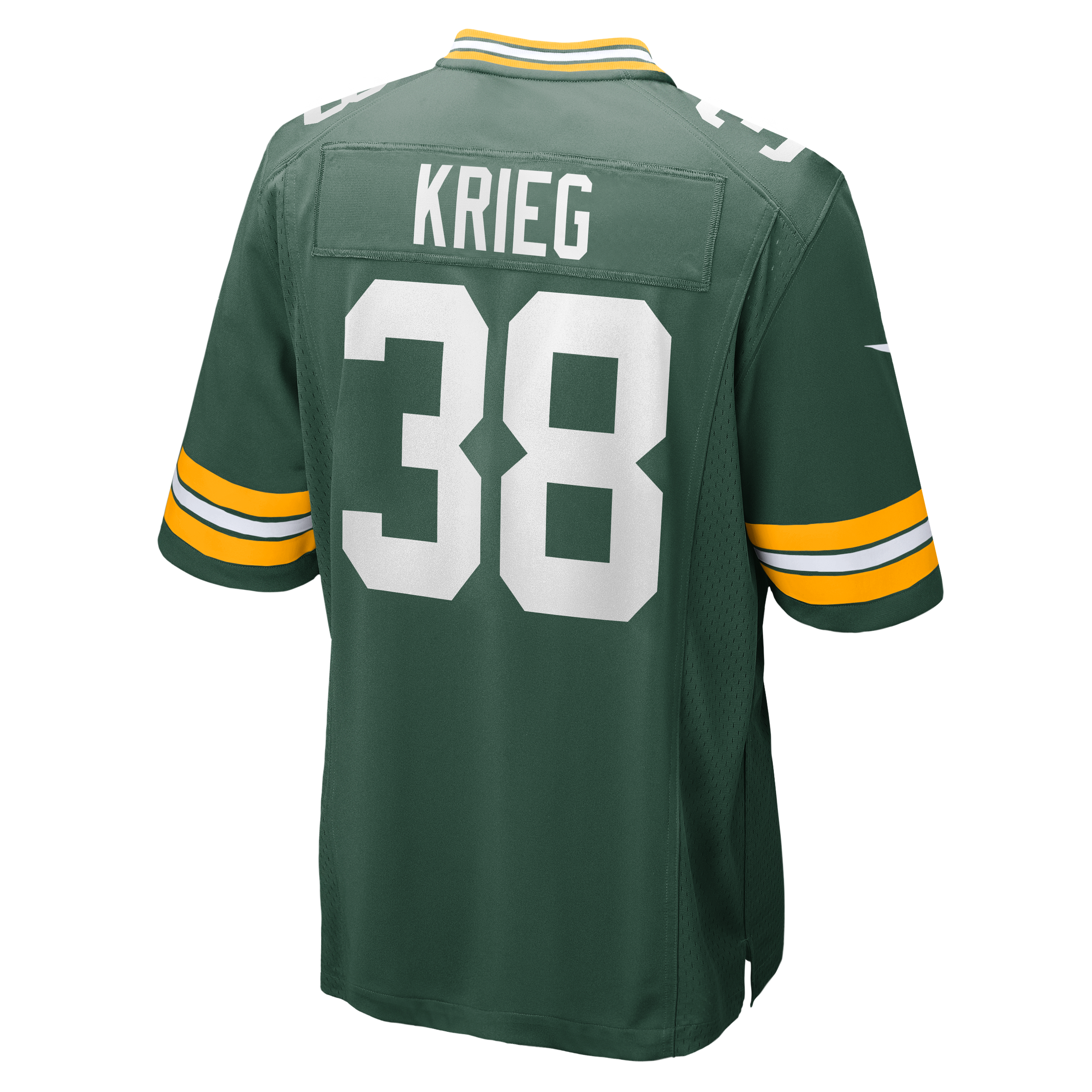 Men's Nike Lenny Krieg Green Bay Packers Team Game Jersey