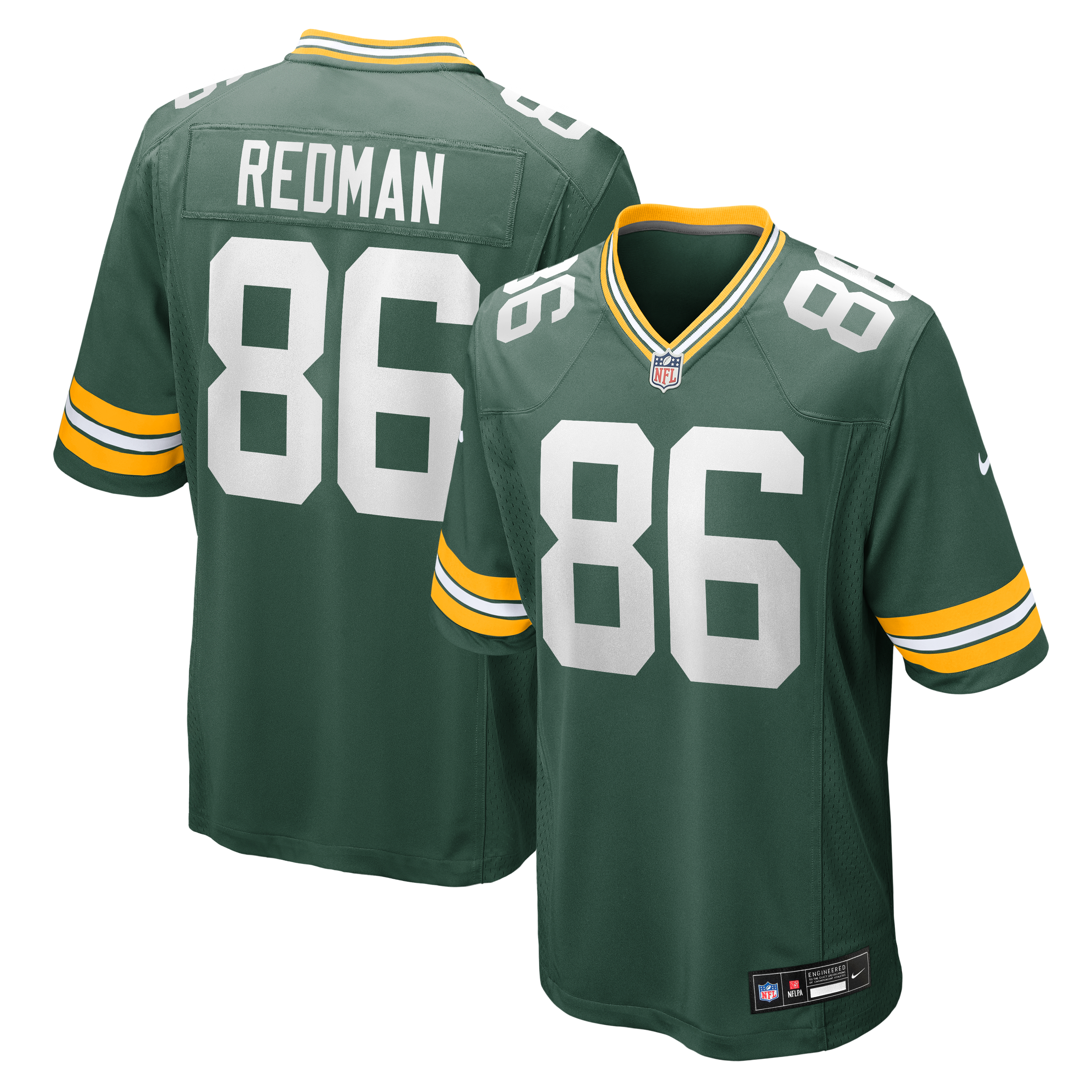Men's Nike Mark Redman Green Bay Packers Team Game Jersey