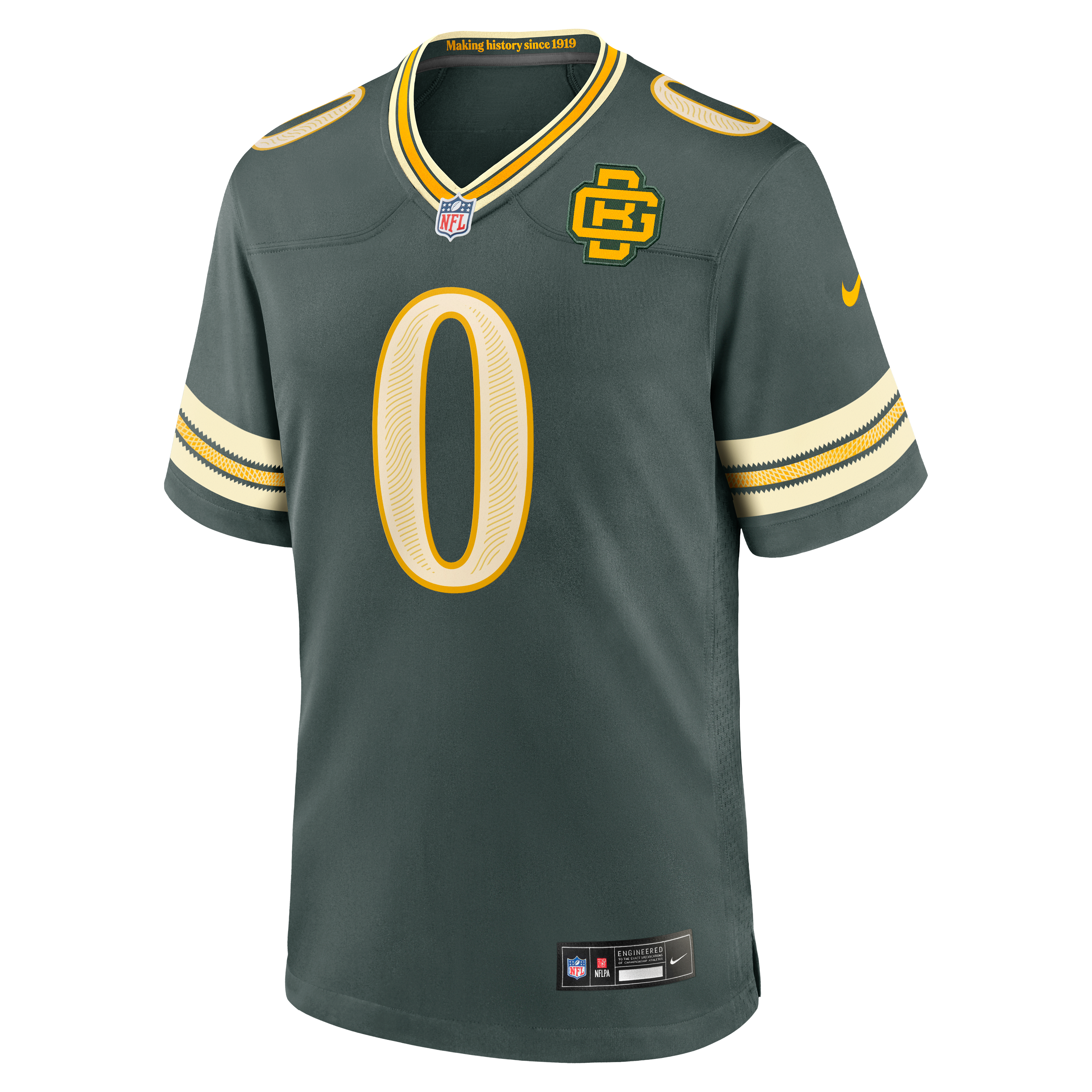 Men's Nike Matthew Golden Green Bay Packers 2026 Rivalries Collection Game Jersey