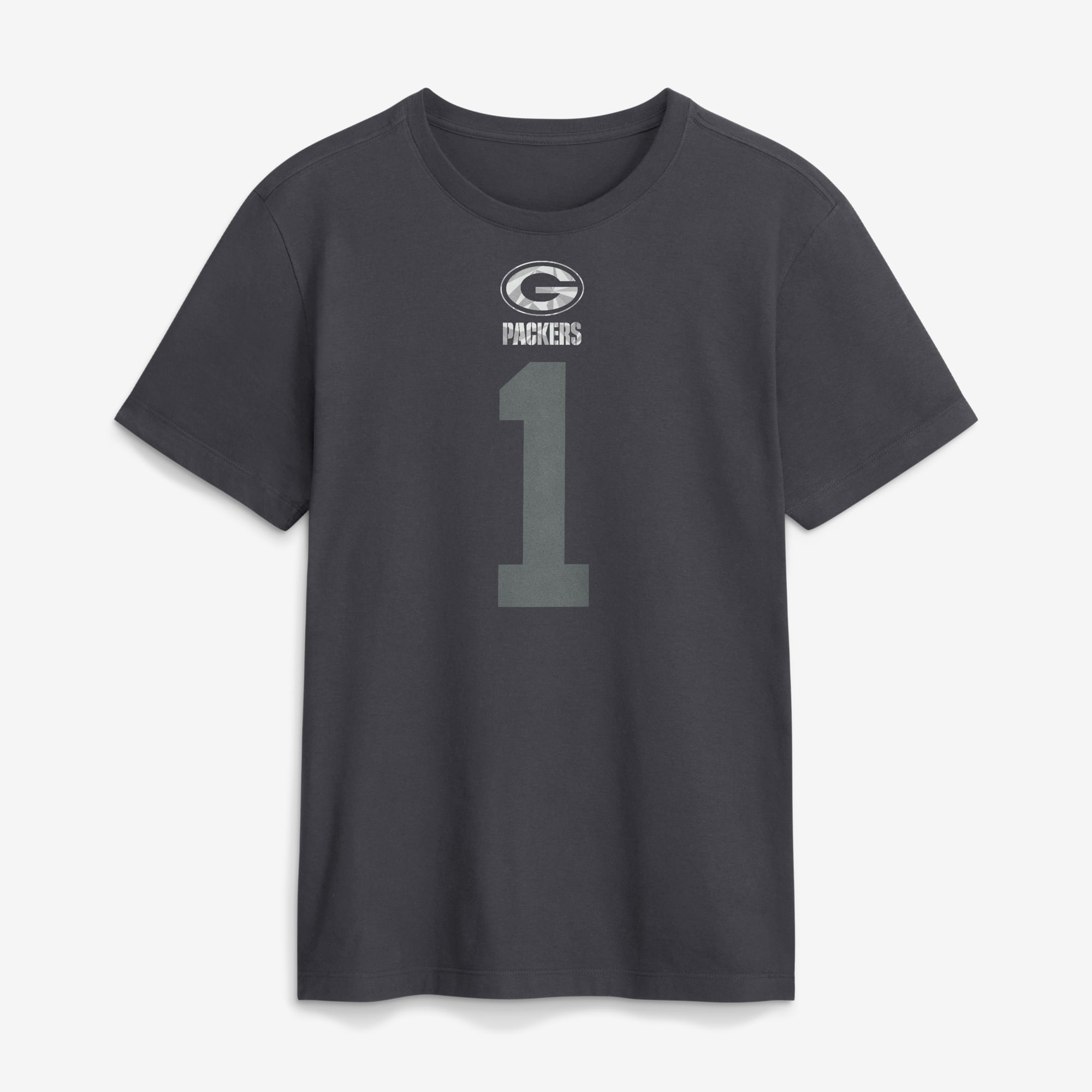 T-shirt Nike Micah Parsons anthracite Green Bay Packers pour homme, avec nom et numéro