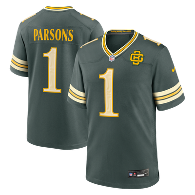 Maillot de match vert de Micah Parsons, Green Bay Packers, collection Nike 2026 Rivalries -