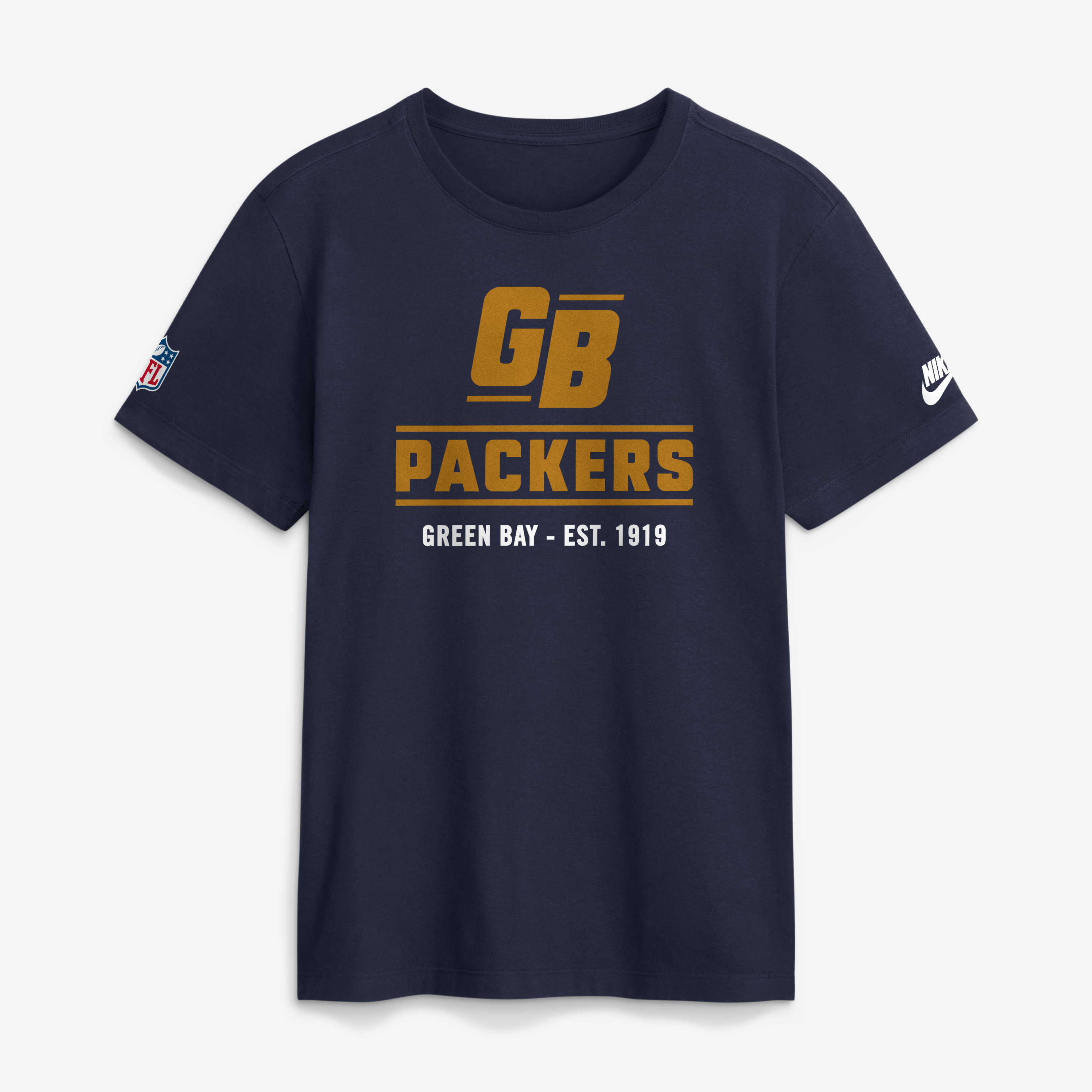 T-shirt Nike pour homme, coloris marine Green Bay Packers, technologie Alt Dri-FIT