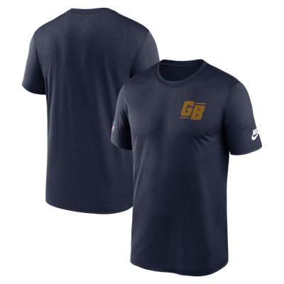 Green Bay Packers Nike Alt Legend Small Logo Dri-FIT T-Shirt - Navy