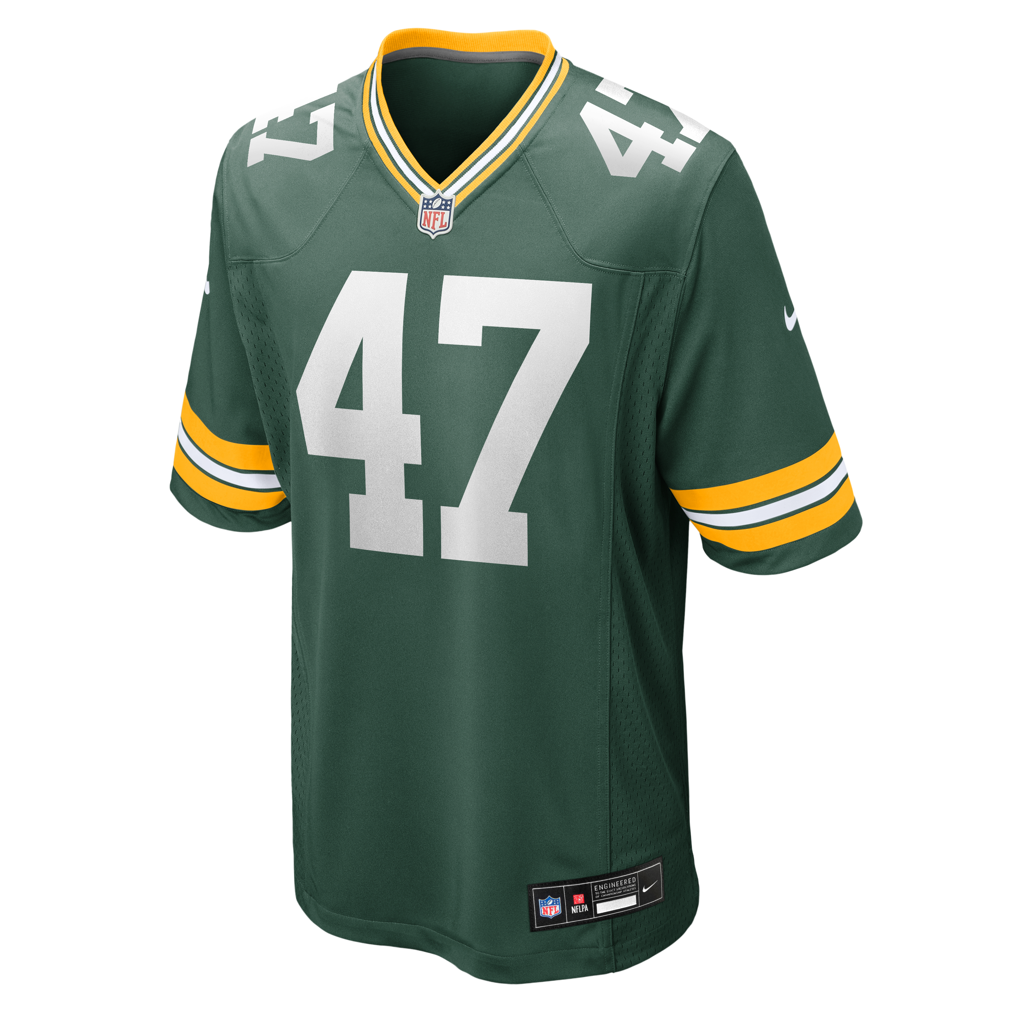 Men's Nike Nyjalik Kelly Green Bay Packers Team Game Jersey