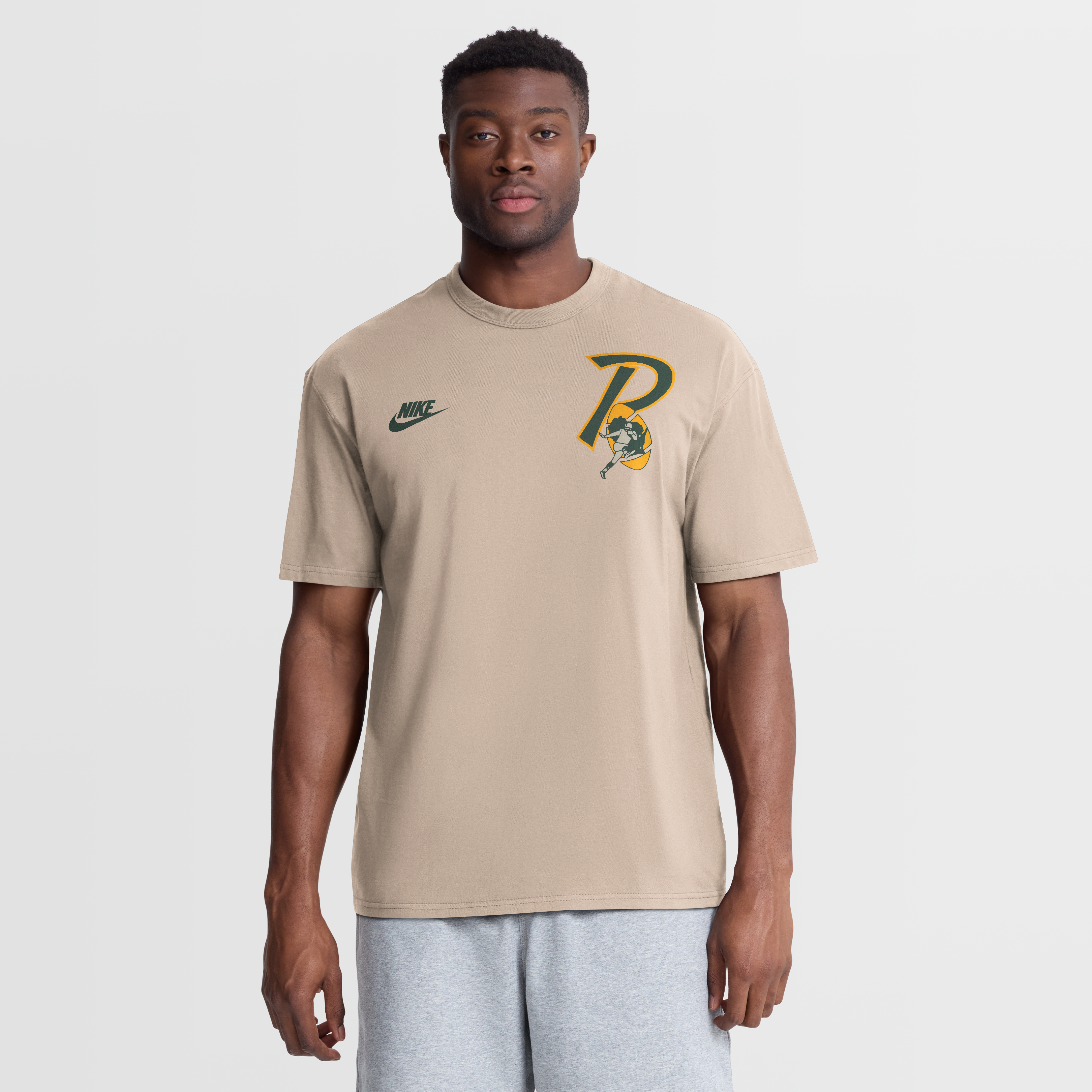 Men's Nike Sand Green Bay Packers Night Primary Max90 T-Shirt