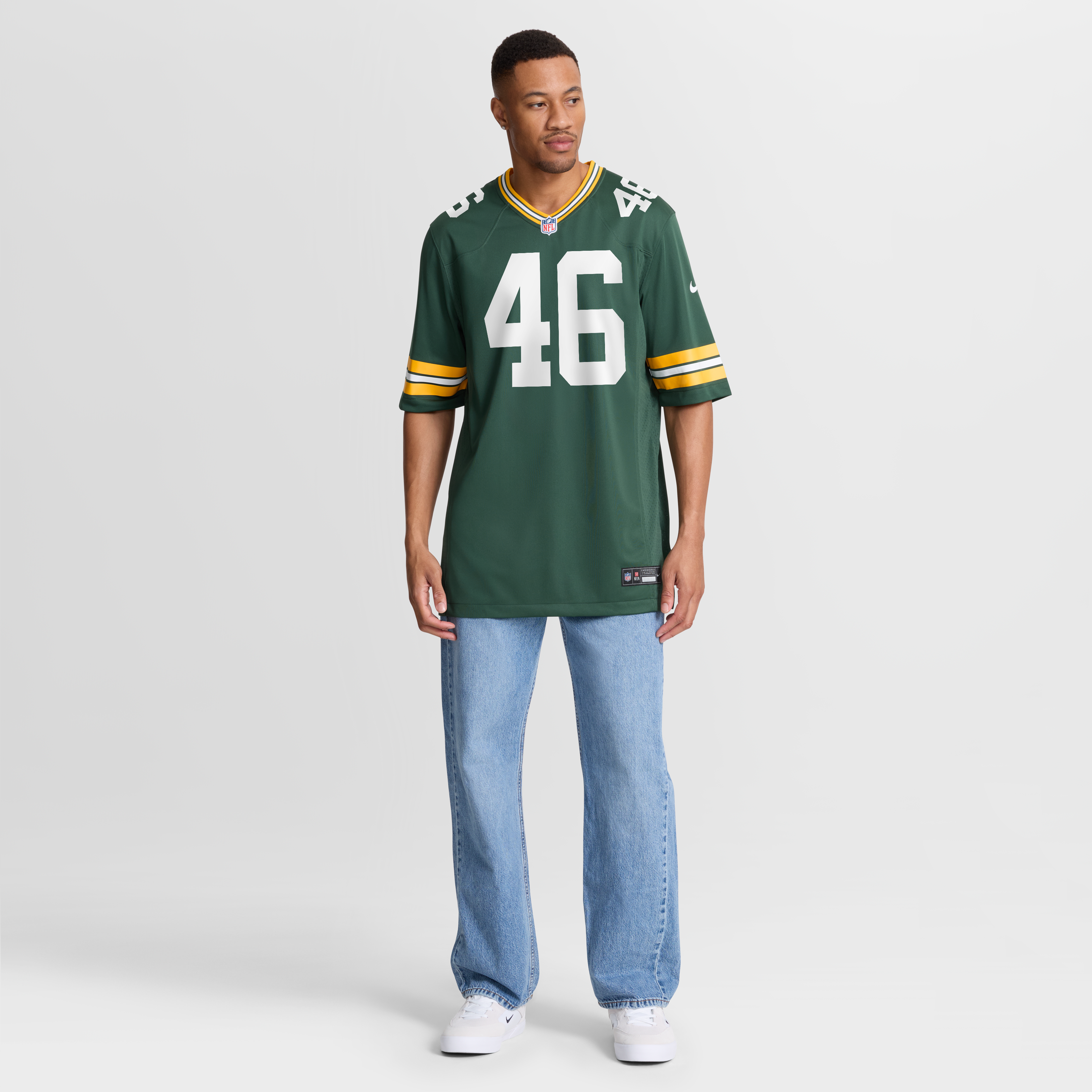Men's Nike Scott Daly Green Bay Packers Team Game Jersey