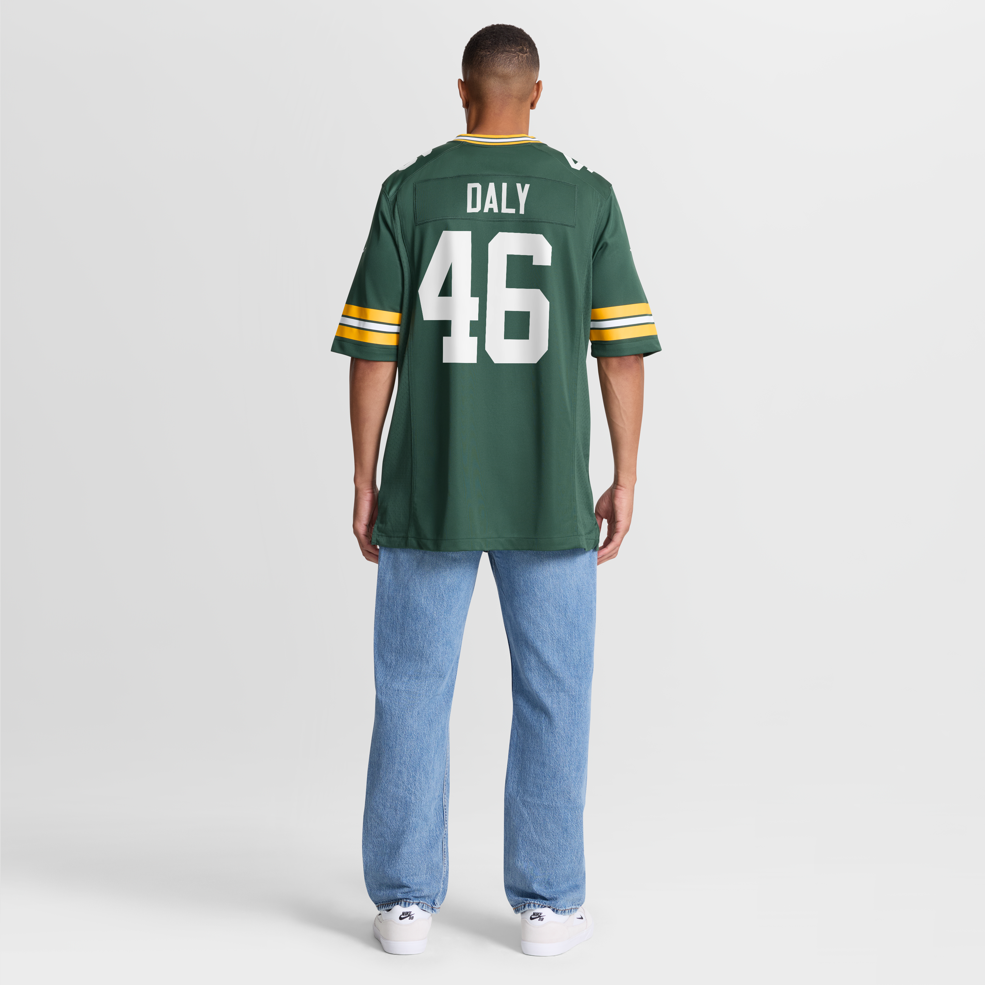 Men's Nike Scott Daly Green Bay Packers Team Game Jersey