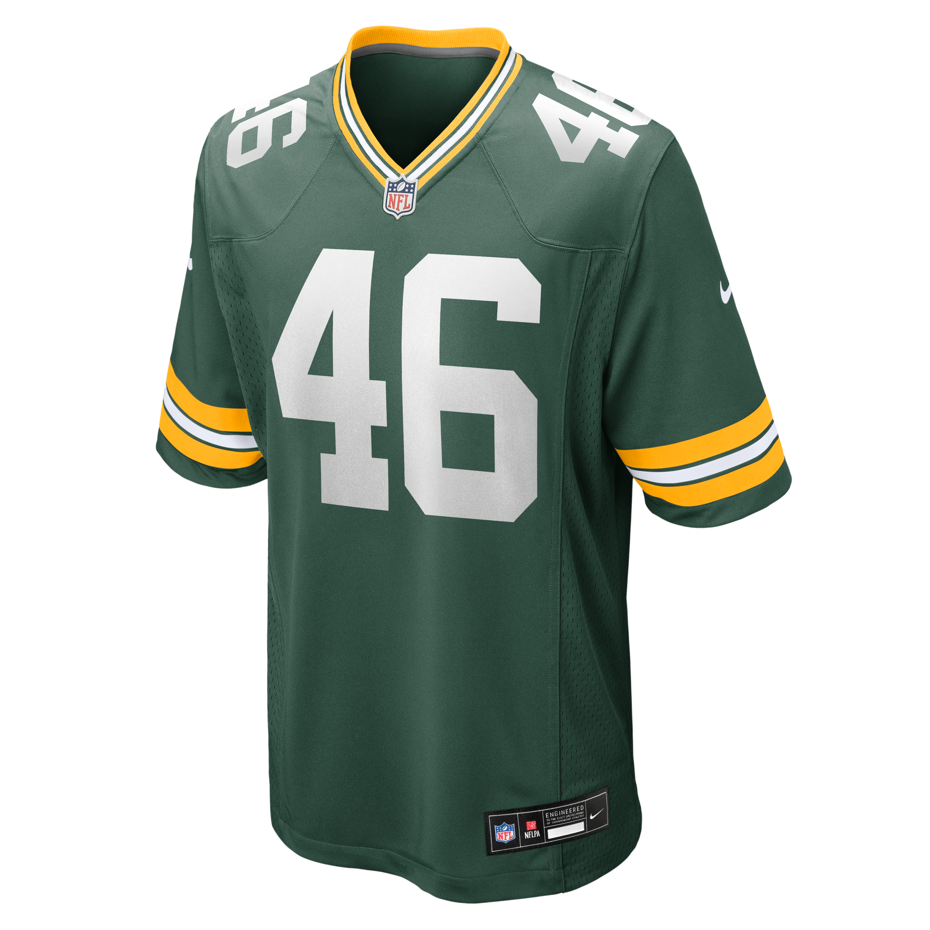 Men's Nike Scott Daly Green Bay Packers Team Game Jersey