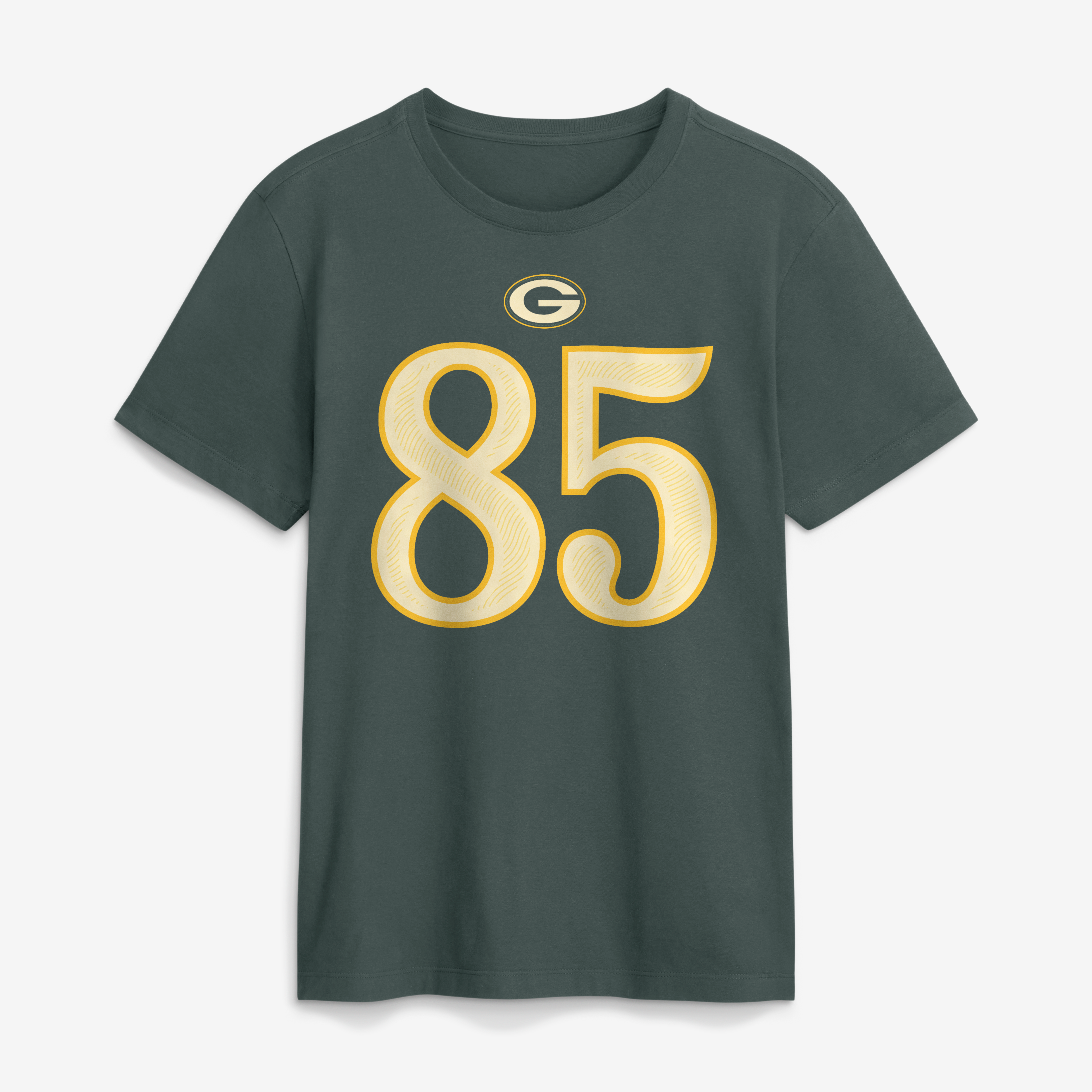T-shirt Nike Tucker Kraft vert Green Bay Packers Collection Rivalités 2026 pour homme, avec nom et numéro du joueur