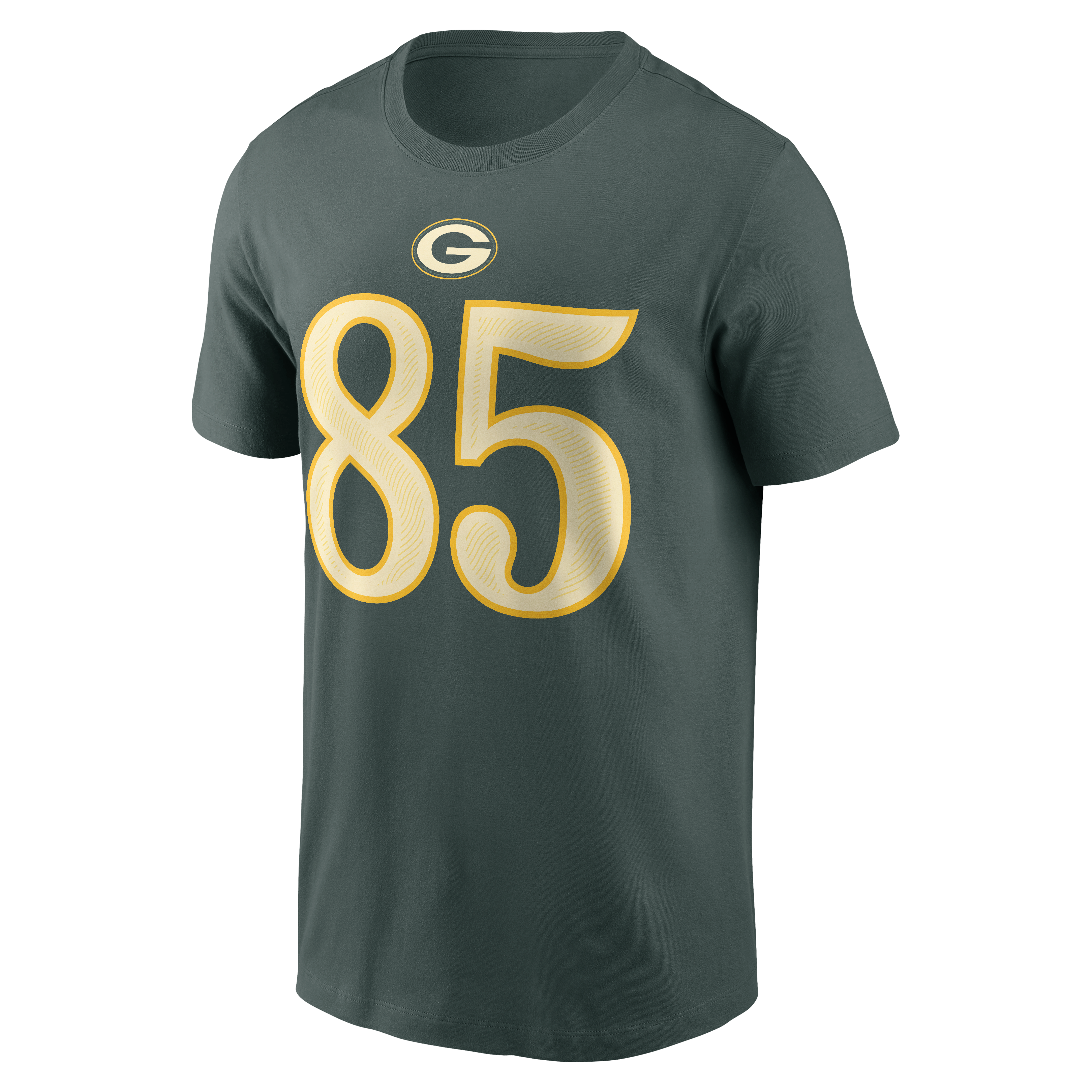 T-shirt Nike Tucker Kraft vert Green Bay Packers Collection Rivalités 2026 pour homme, avec nom et numéro du joueur