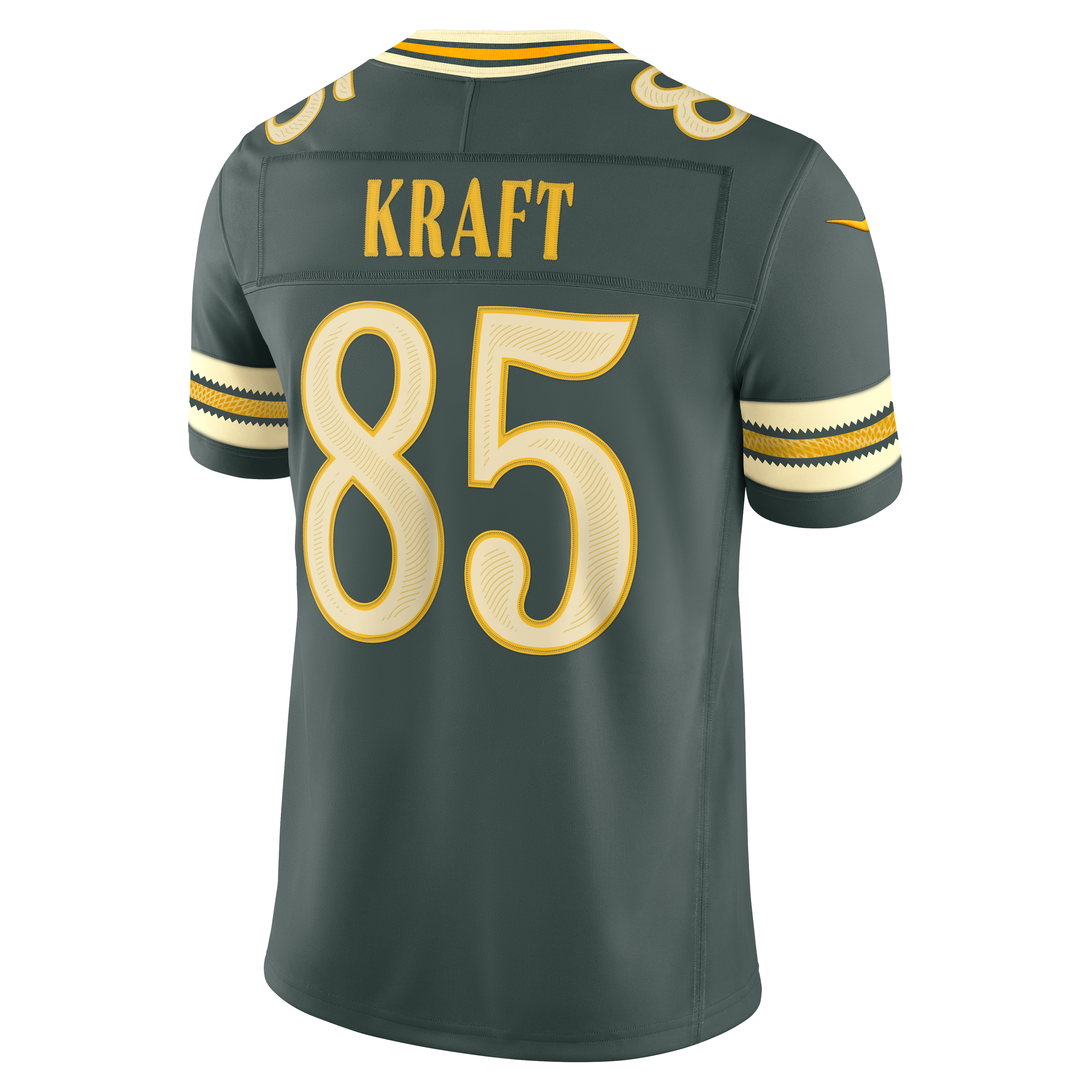Men's Nike Tucker Kraft Green Bay Packers 2026 Rivalries Collection Stitched Limited Jersey