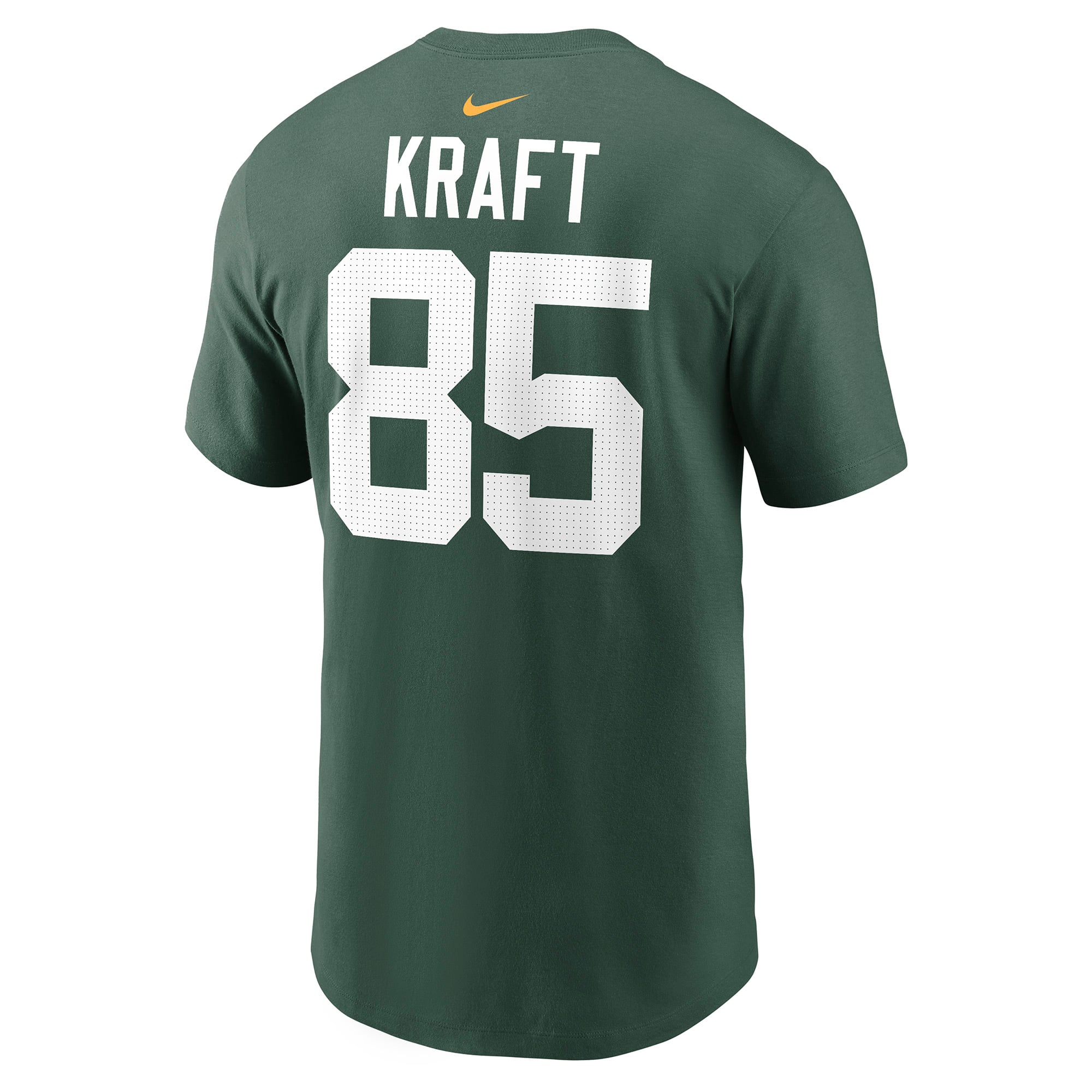 Men's Nike Tucker Kraft Green Bay Packers Name & Number T-Shirt