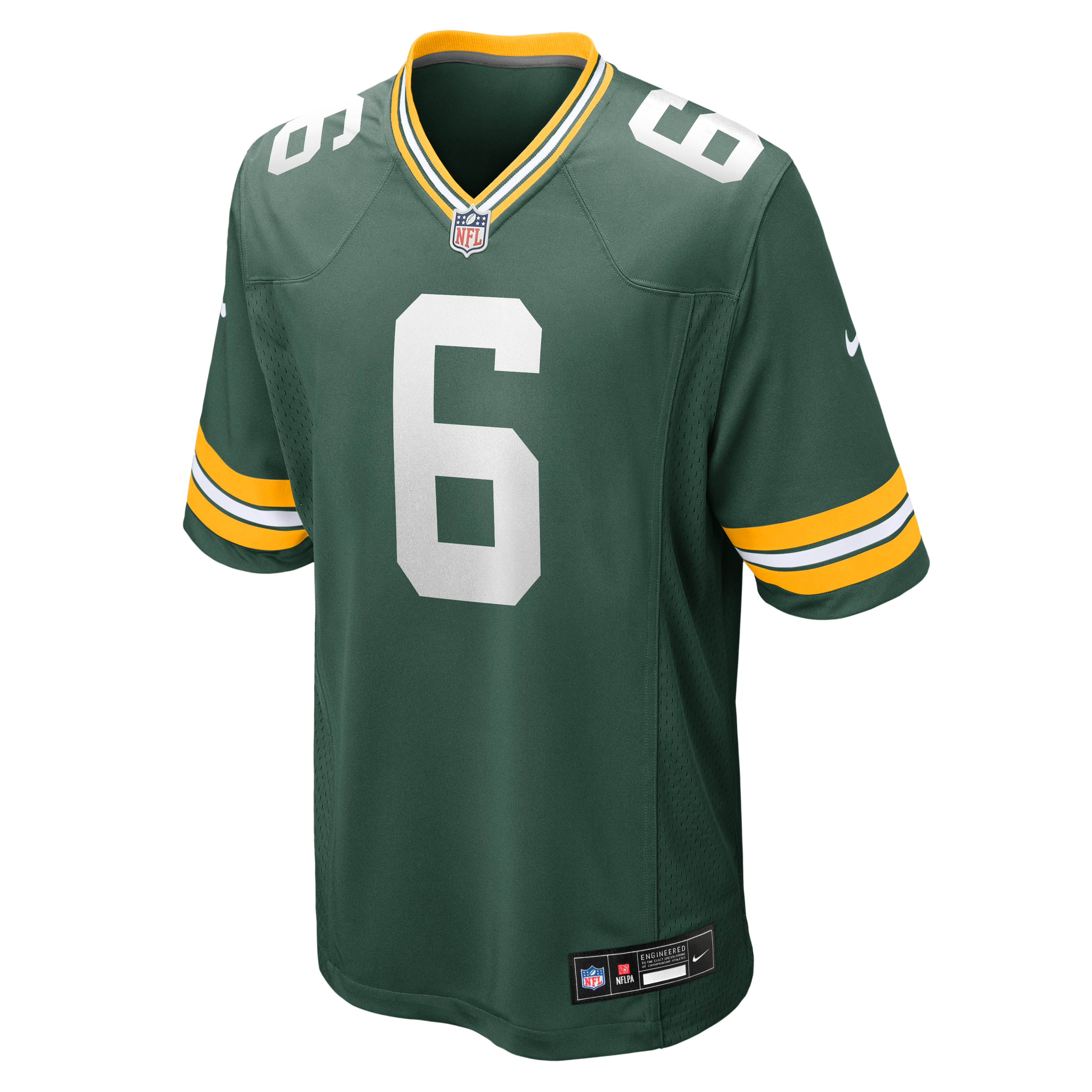 Maillot de match Nike Tyrod Taylor vert des Green Bay Packers pour homme