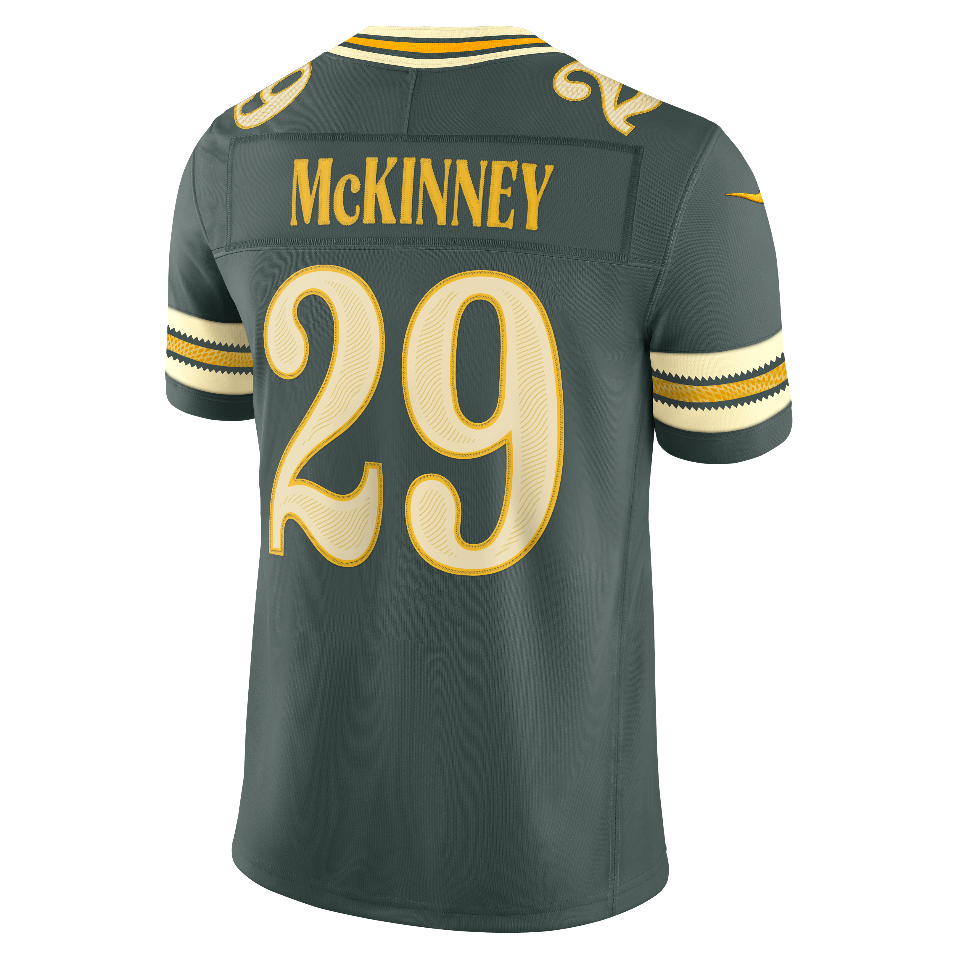 Men's Nike Xavier McKinney Green Bay Packers 2026 Rivalries Collection Stitched Limited Jersey