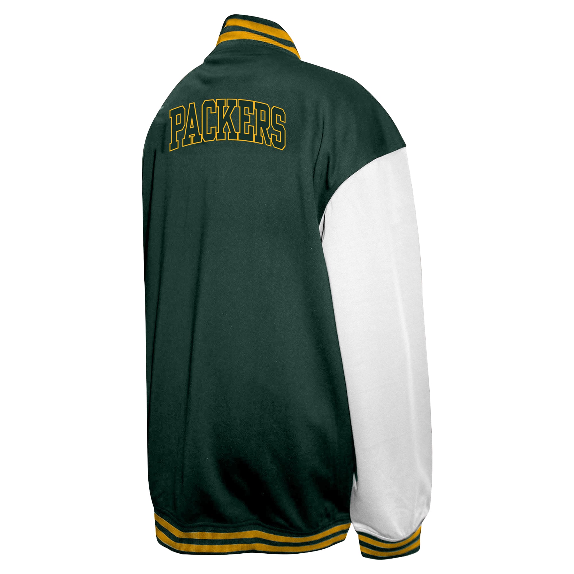 Men's Profile Green Bay Packers Big & Tall Full-Snap Varsity Jacket