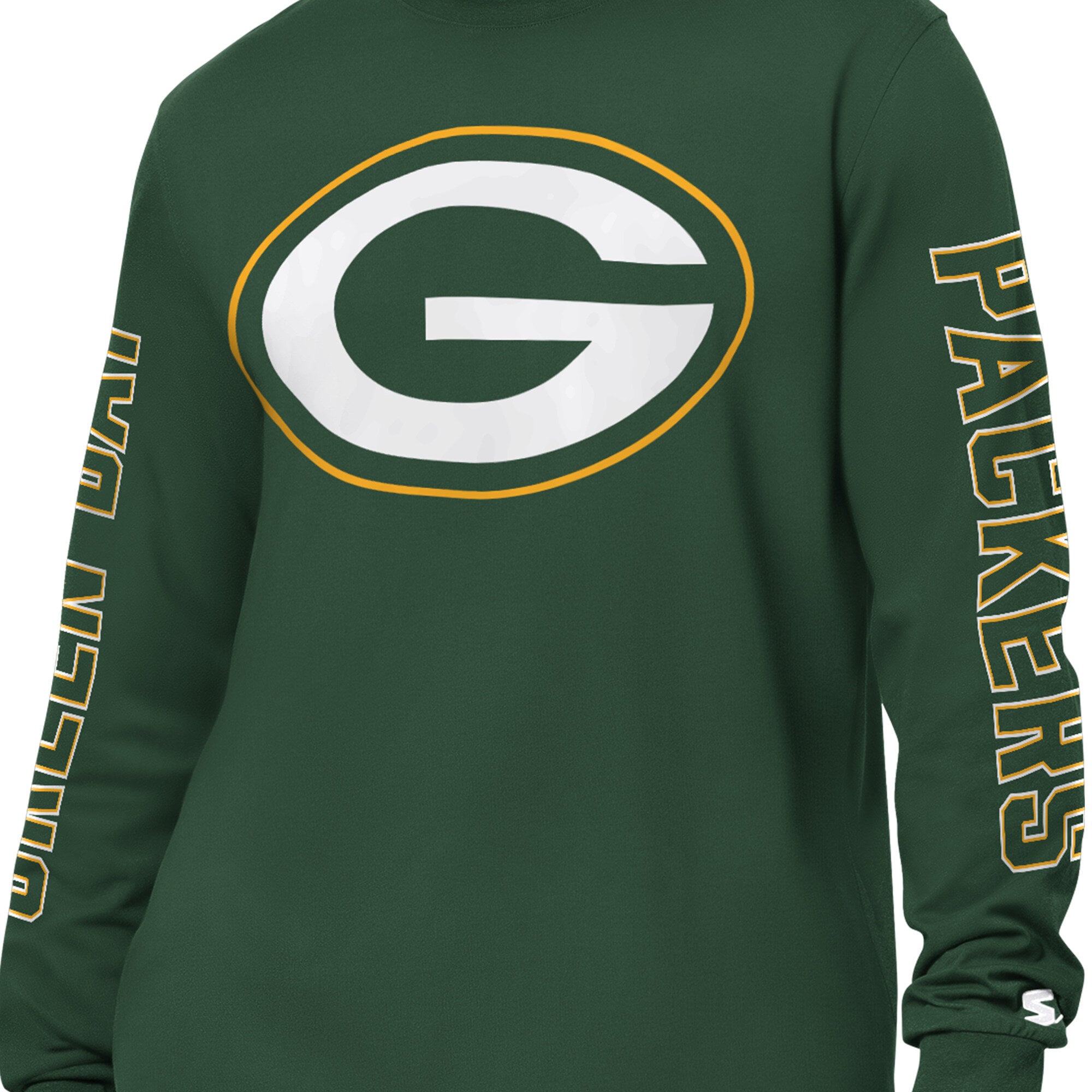 T-shirt à manches longues Starter Green Bay Packers Clutch Hit II pour homme
