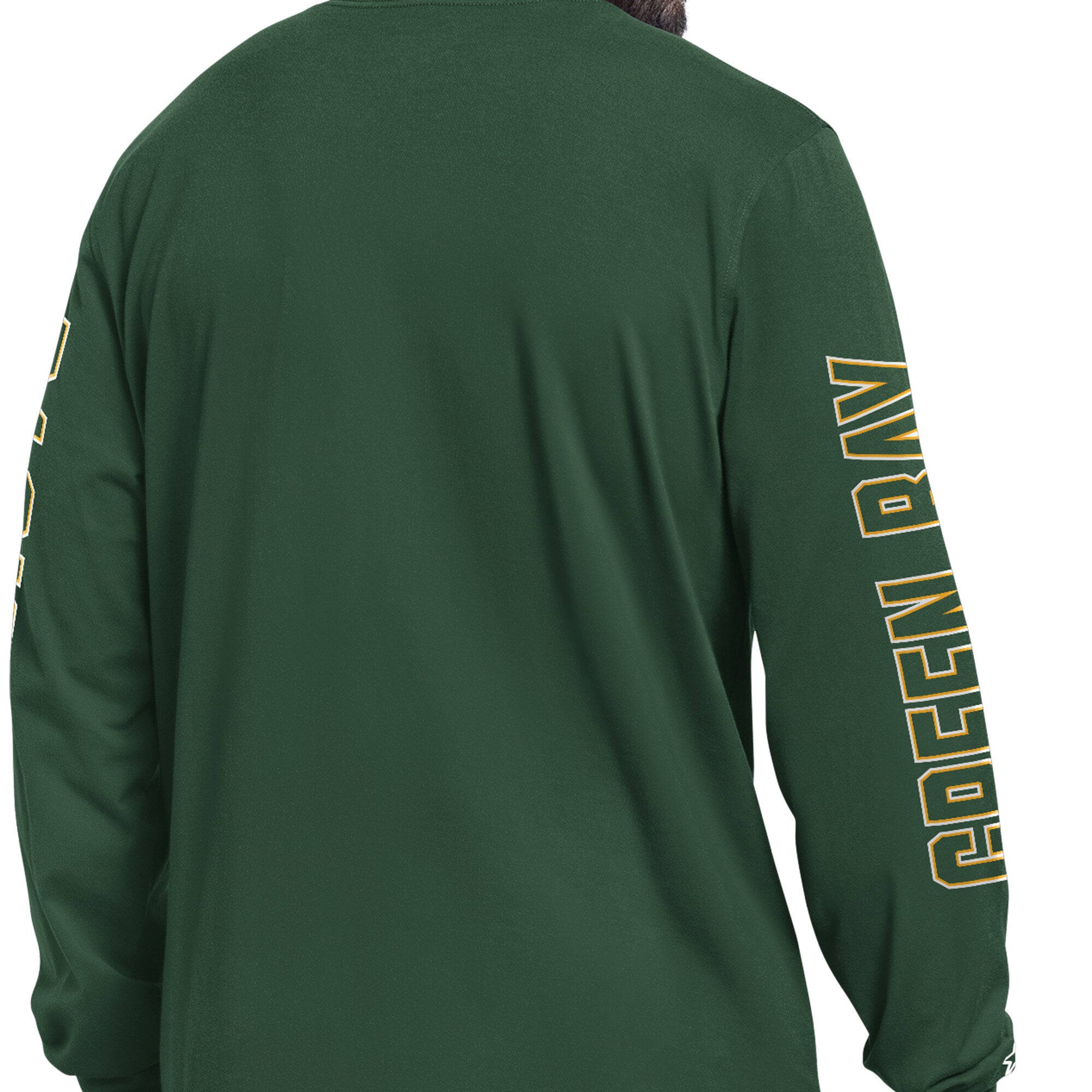 T-shirt à manches longues Starter Green Bay Packers Clutch Hit II pour homme