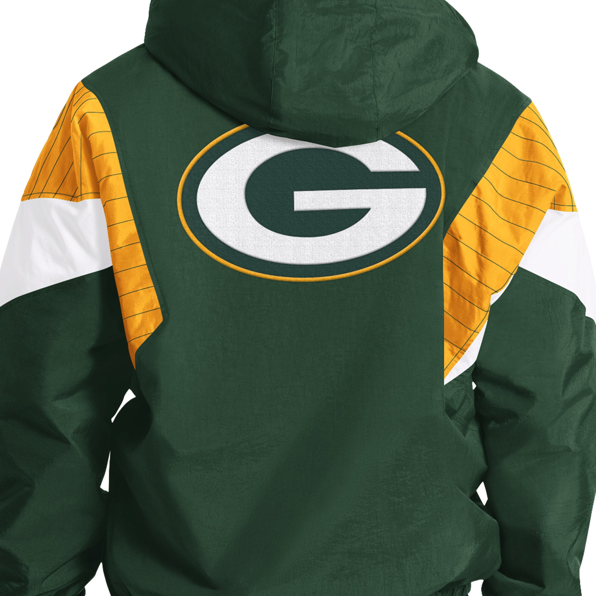 Veste à capuche demi-zip Starter Green Bay Packers pour homme