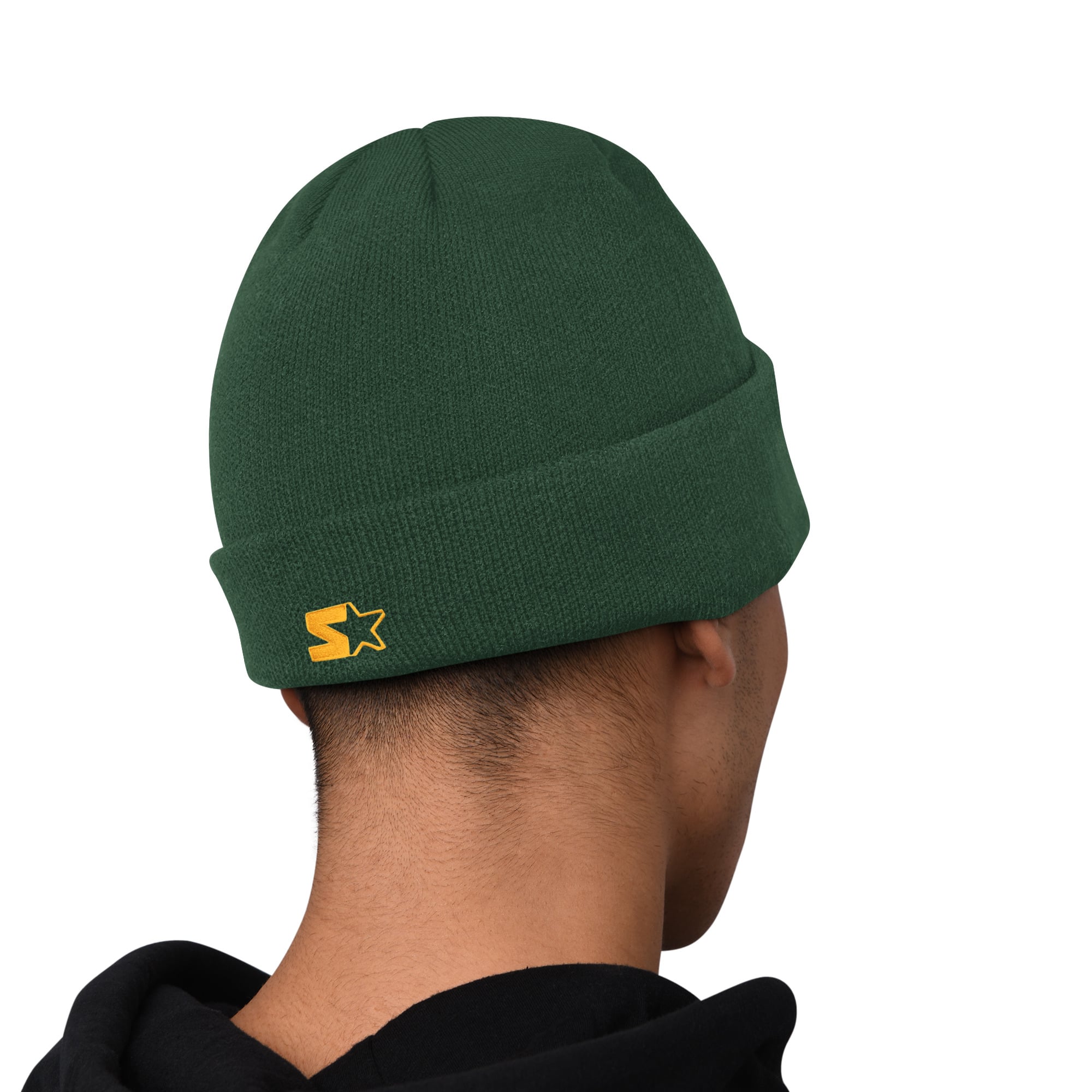 Men's Starter  Green Bay Packers Hoodie and Cuffed Knit Hat Combo Pack
