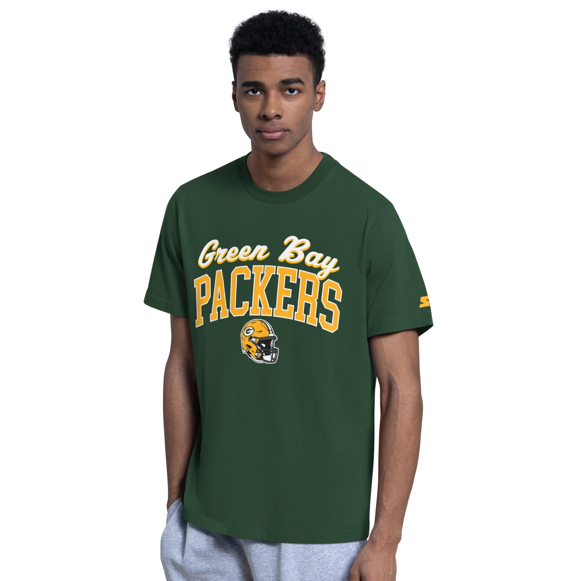 Ensemble t-shirt et sweat à capuche Starter Green Bay Packers pour homme