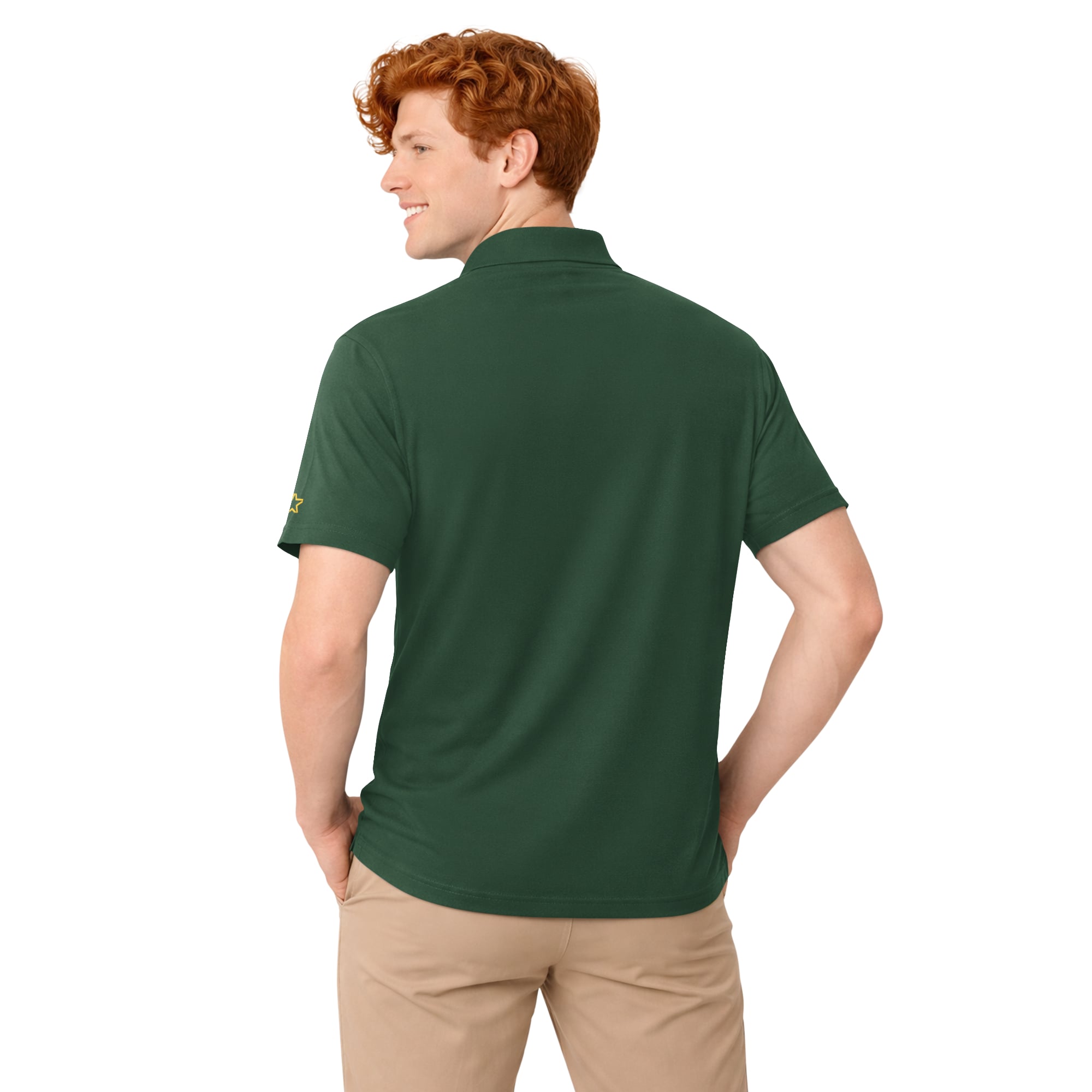Ensemble de deux polos à logo Green Bay Packers pour homme, vert et or.