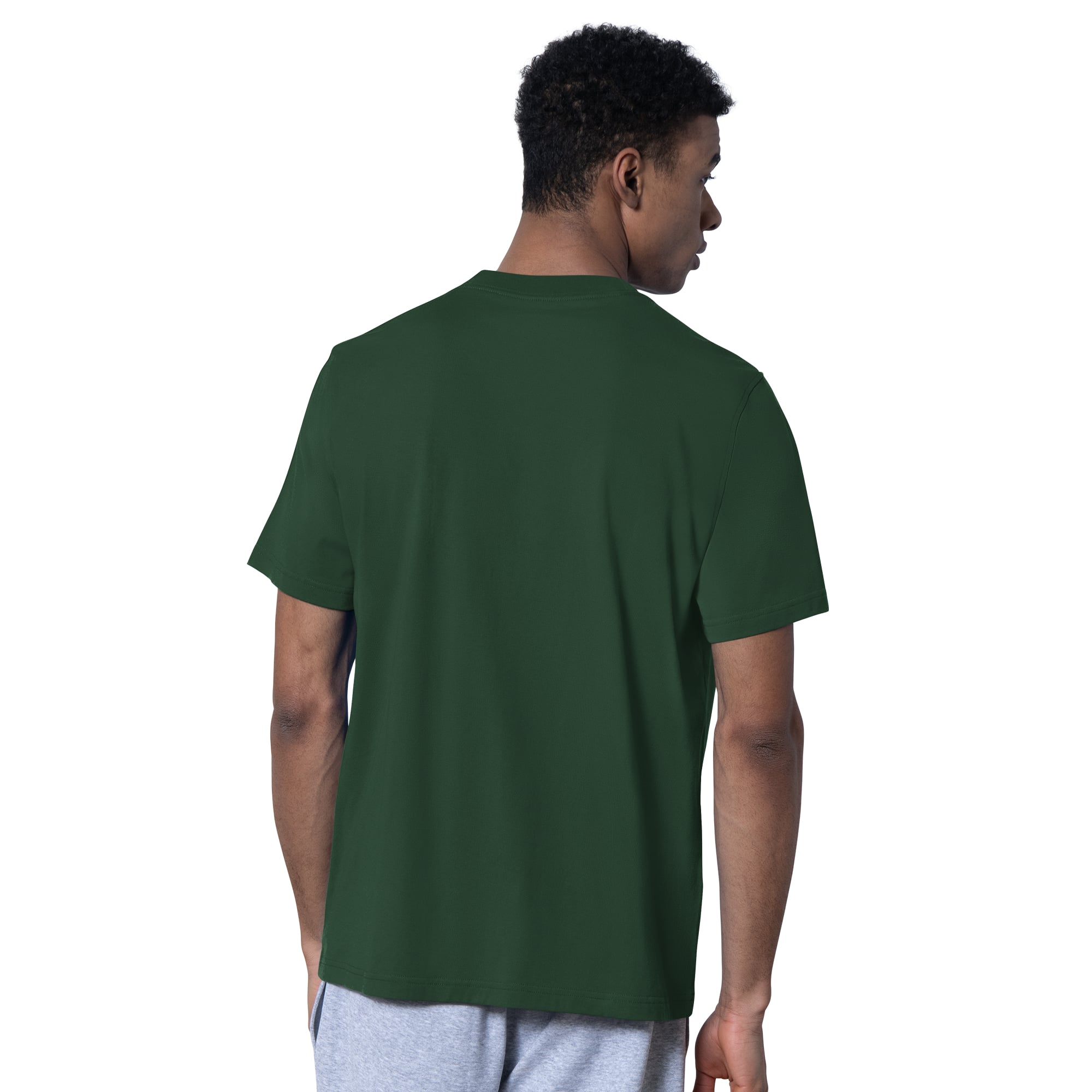 Ensemble de deux t-shirts à logo Green Bay Packers pour homme, coloris vert/gris chiné