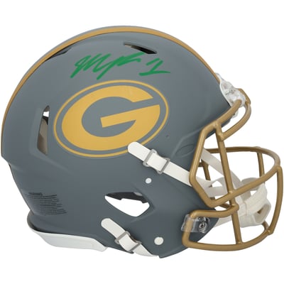Micah Parsons Green Bay Packers Autographed Fanatics Authentic Riddell Slate Speed Authentic Helmet  