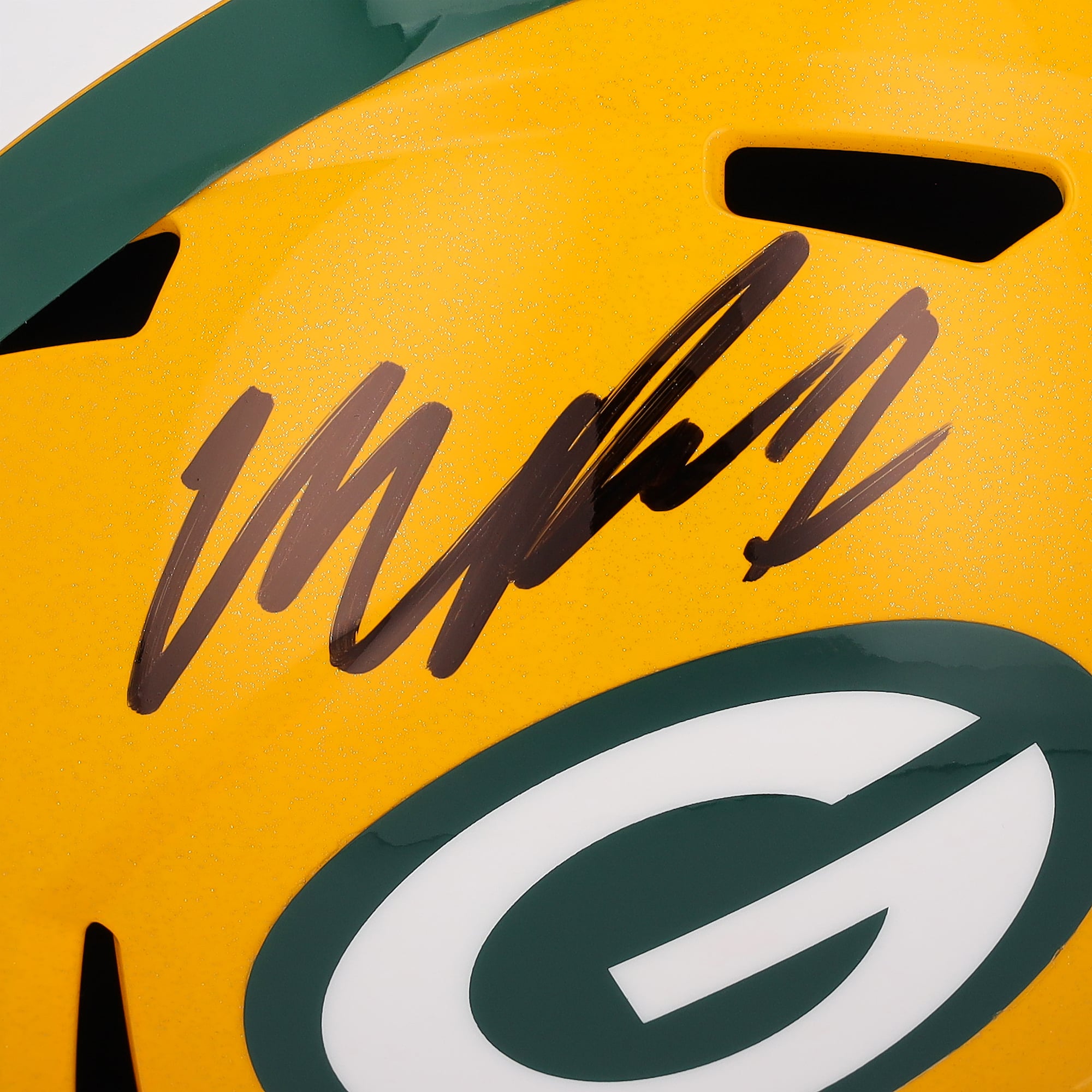 Micah Parsons Green Bay Packers Autographed Riddell Speed Replica Helmet