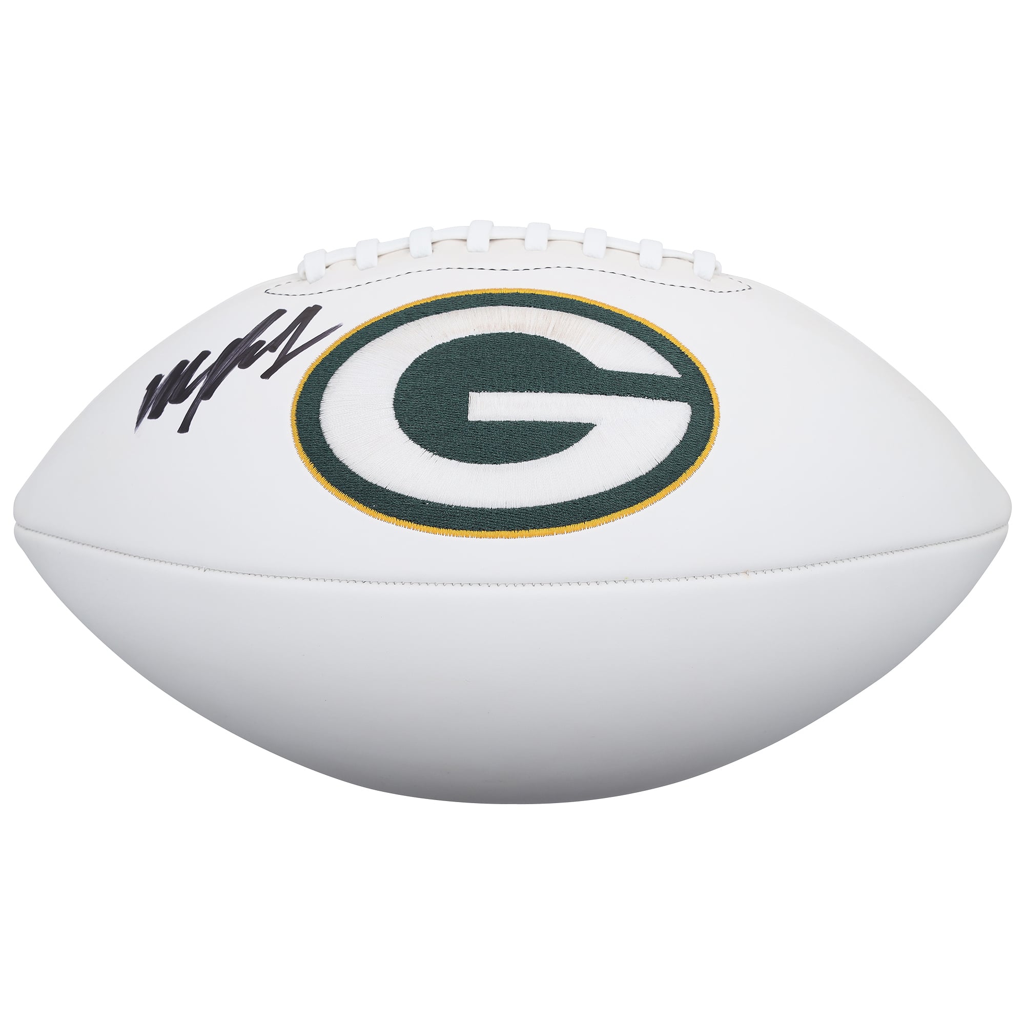 Micah Parsons Green Bay Packers Autographed Wilson White Panel Football