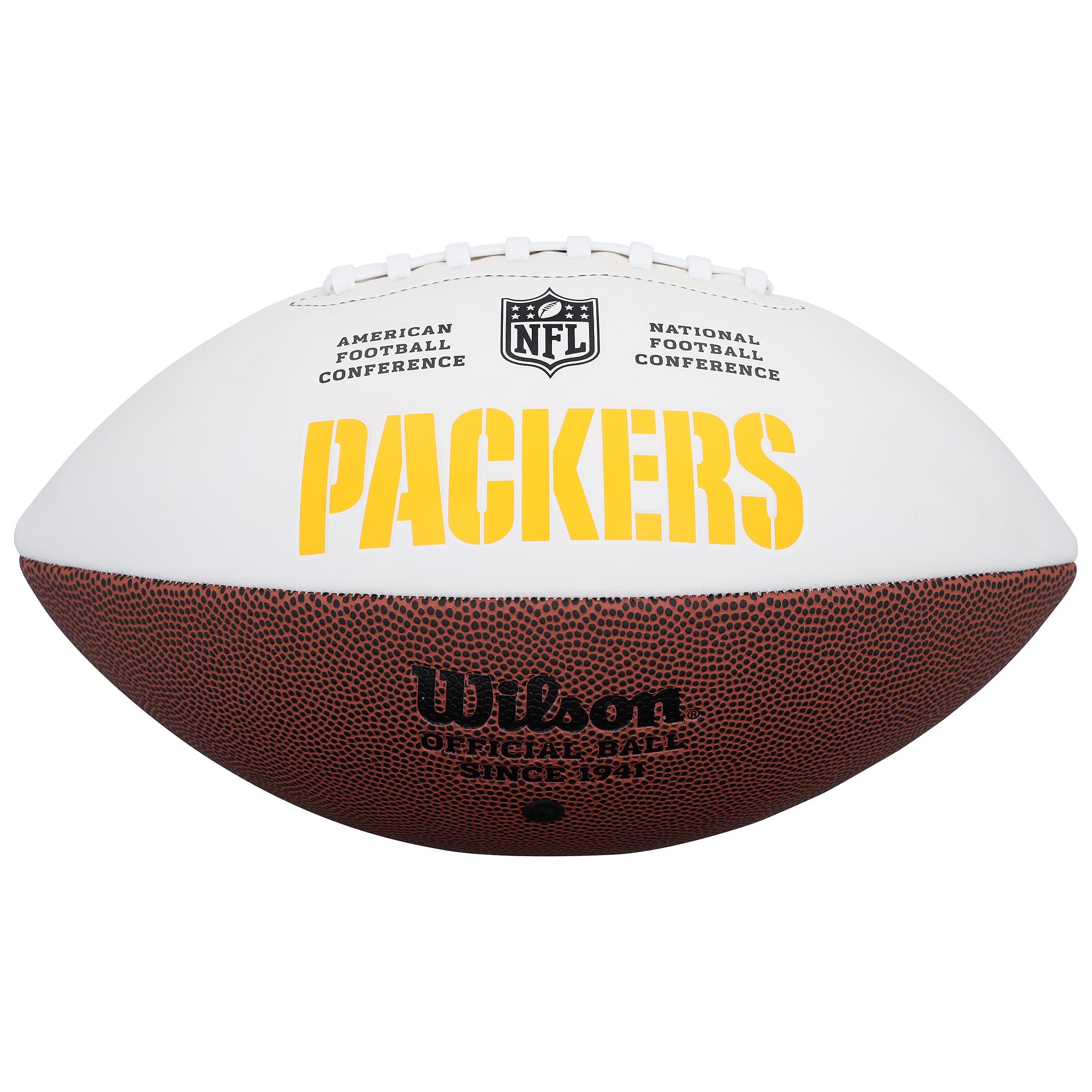 Micah Parsons Green Bay Packers Autographed Wilson White Panel Football