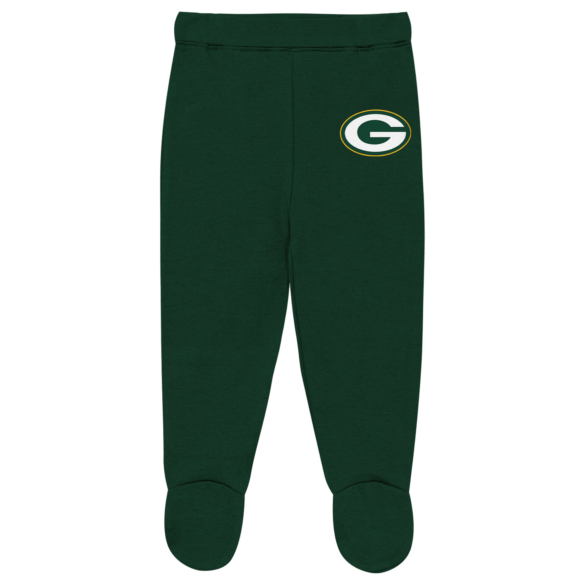 Ensemble pantalon et bonnet 3 pièces Green Bay Packers Huddles & Giggles pour nouveau-né Outerstuff, gris chiné