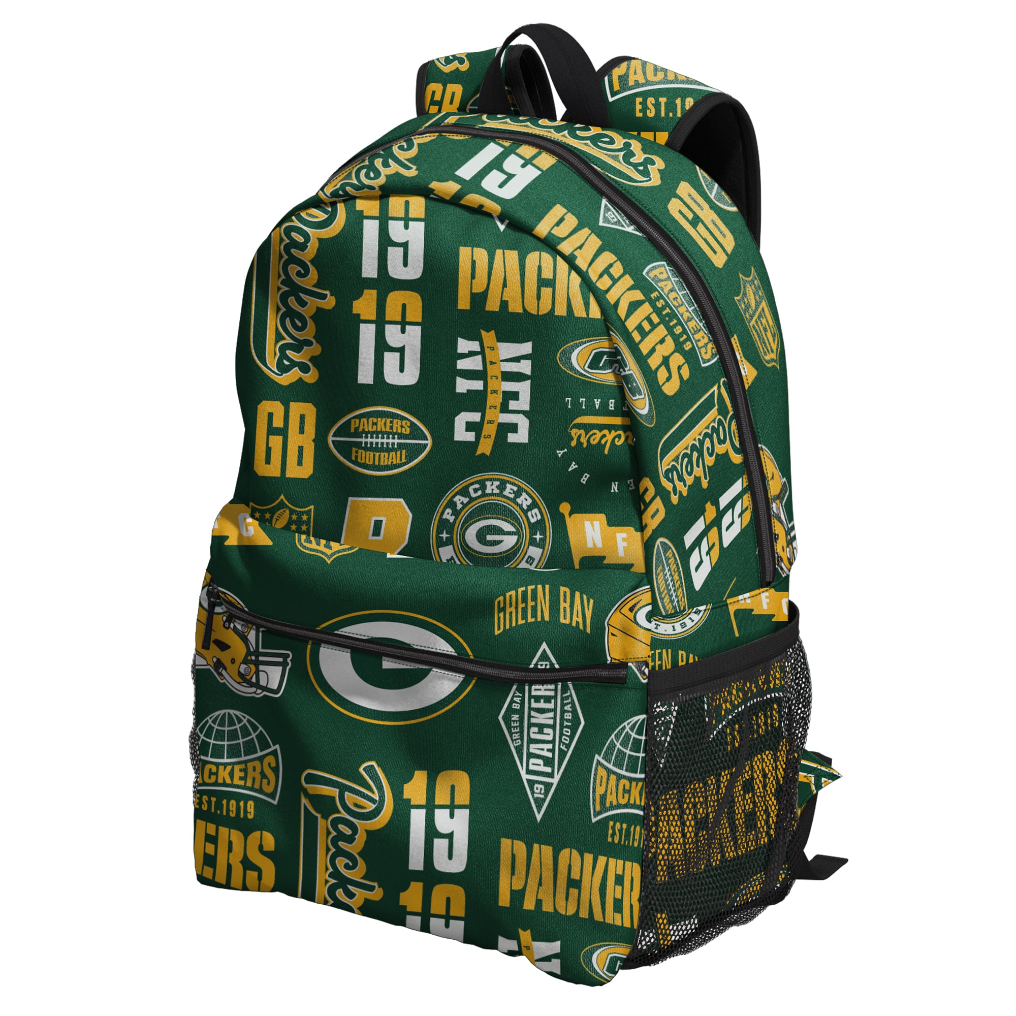 Outerstuff Green Bay Packers Backpack and Lunchbox Set