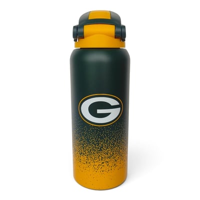 Green Bay Packers Pegasus 32oz. Gradient Stainless Steel ProFlow Water Bottle