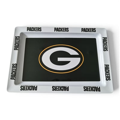 Green Bay Packers Pegasus Repeat Wordmark 22" x 15" Party Tray