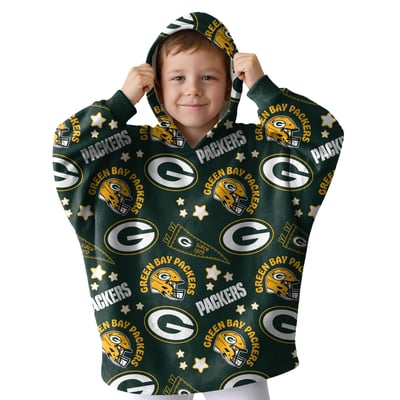 Green Bay Packers Pegasus Victory Pennant Ultra Soft Youth Fan Cape