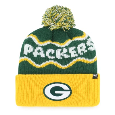  Green Bay Packers '47 Preschool Squiggle Script Cuffed Knit Hat - Green