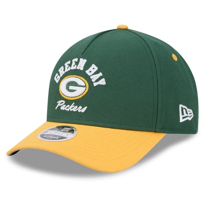 Green Bay Packers New Era Preschool Arch 9FORTY A-Frame M-Crown Adjustable Hat - Green
