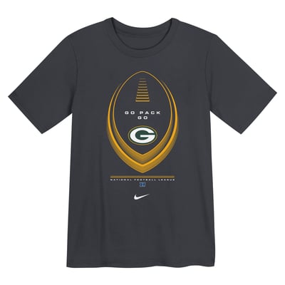 Green Bay Packers Nike Preschool Legend Icon T-Shirt - Black