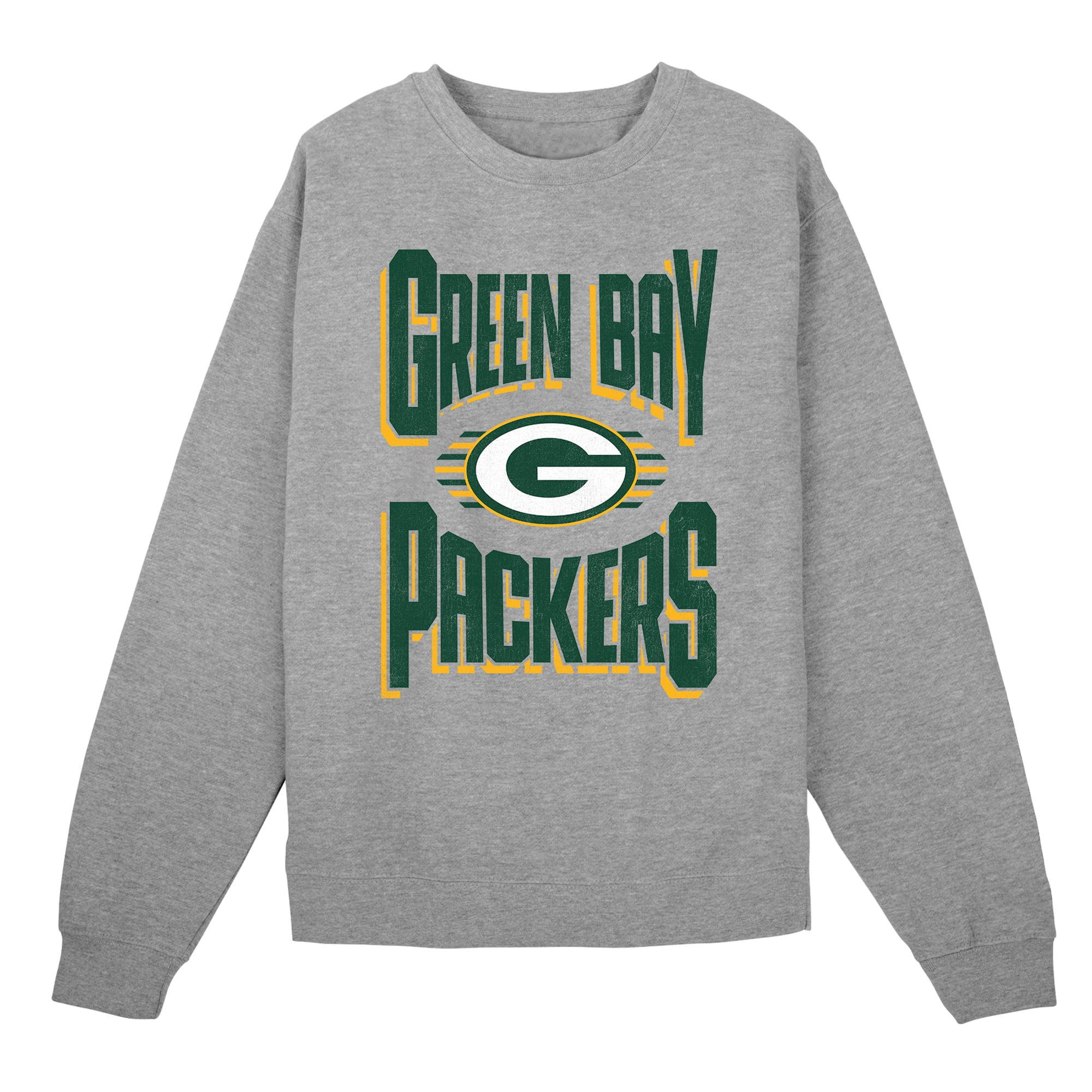 Sweat-shirt gris et vert Bay Packers Jet Stream pour enfants d'âge préscolaire