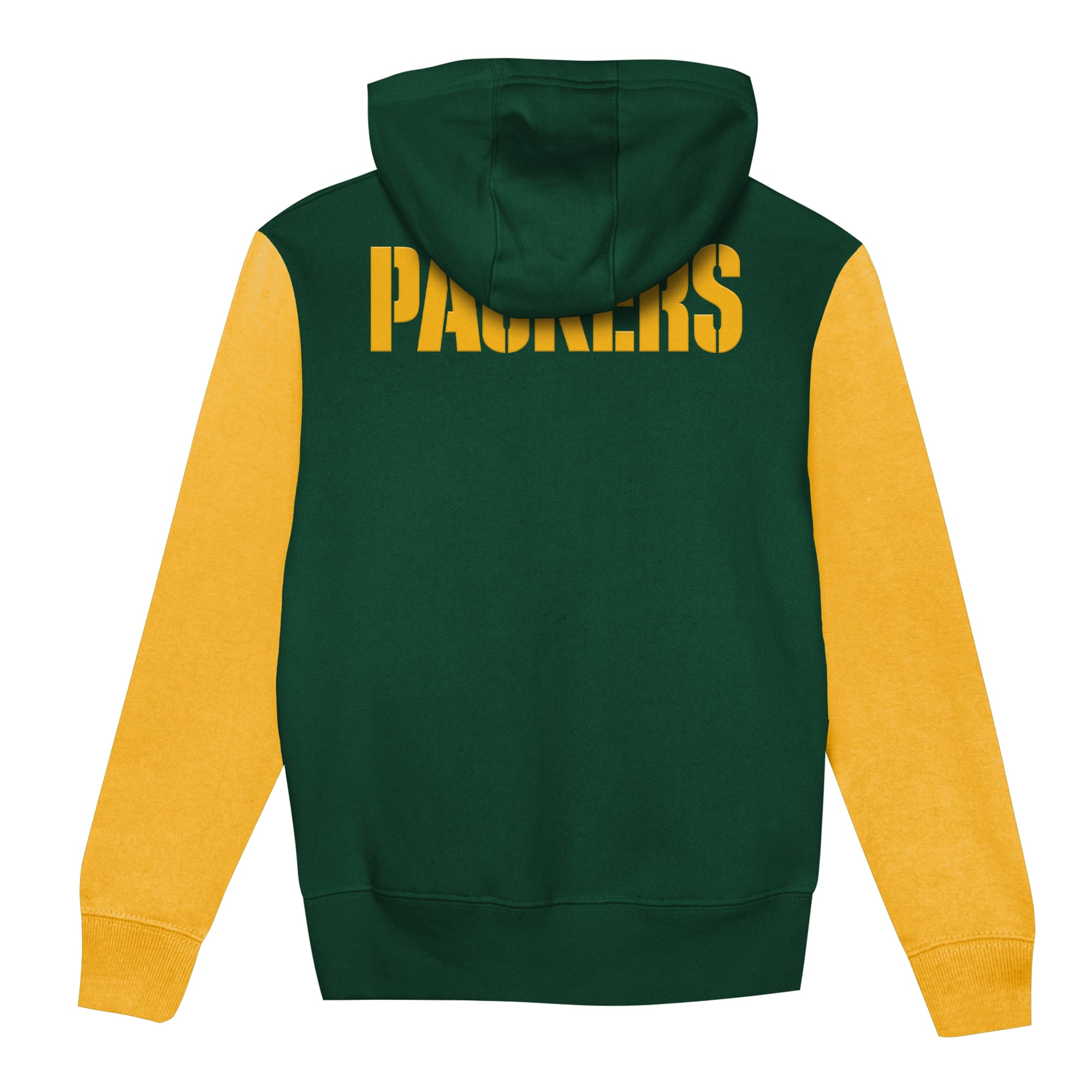 Sweat à capuche zippé vert Green Bay Packers Stadium pour enfants d'âge préscolaire