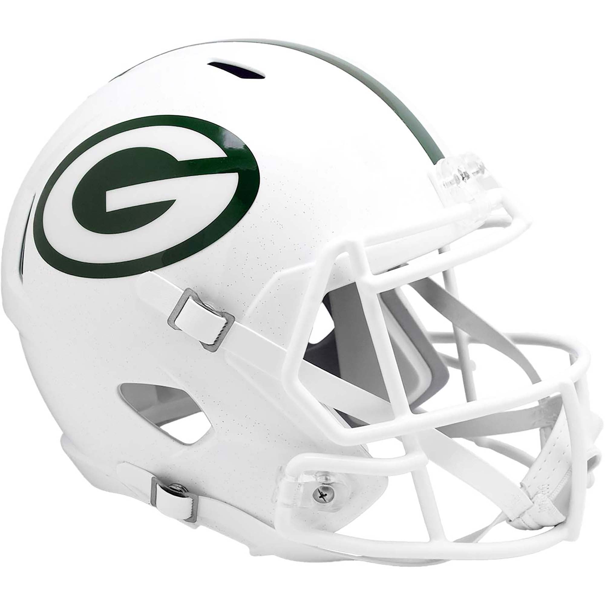 Riddell No Color Green Bay Packers 2024 Réplique de casque à vitesse alternative sur le terrain
