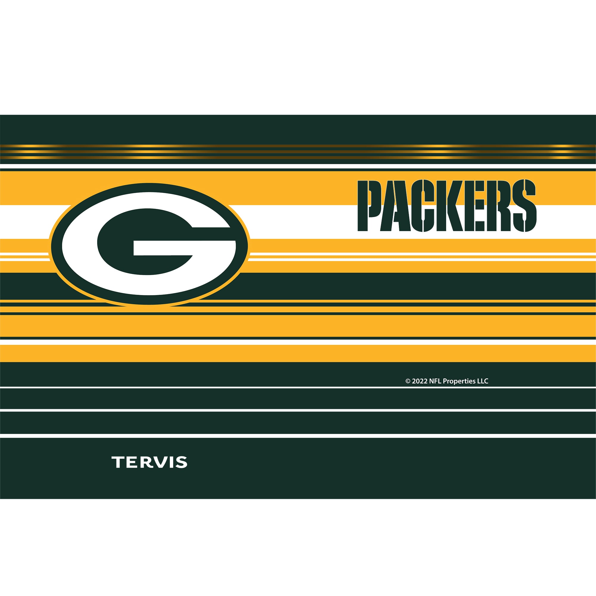 Tervis Green Bay Packers 30oz. Gobelet à rayures Hype
