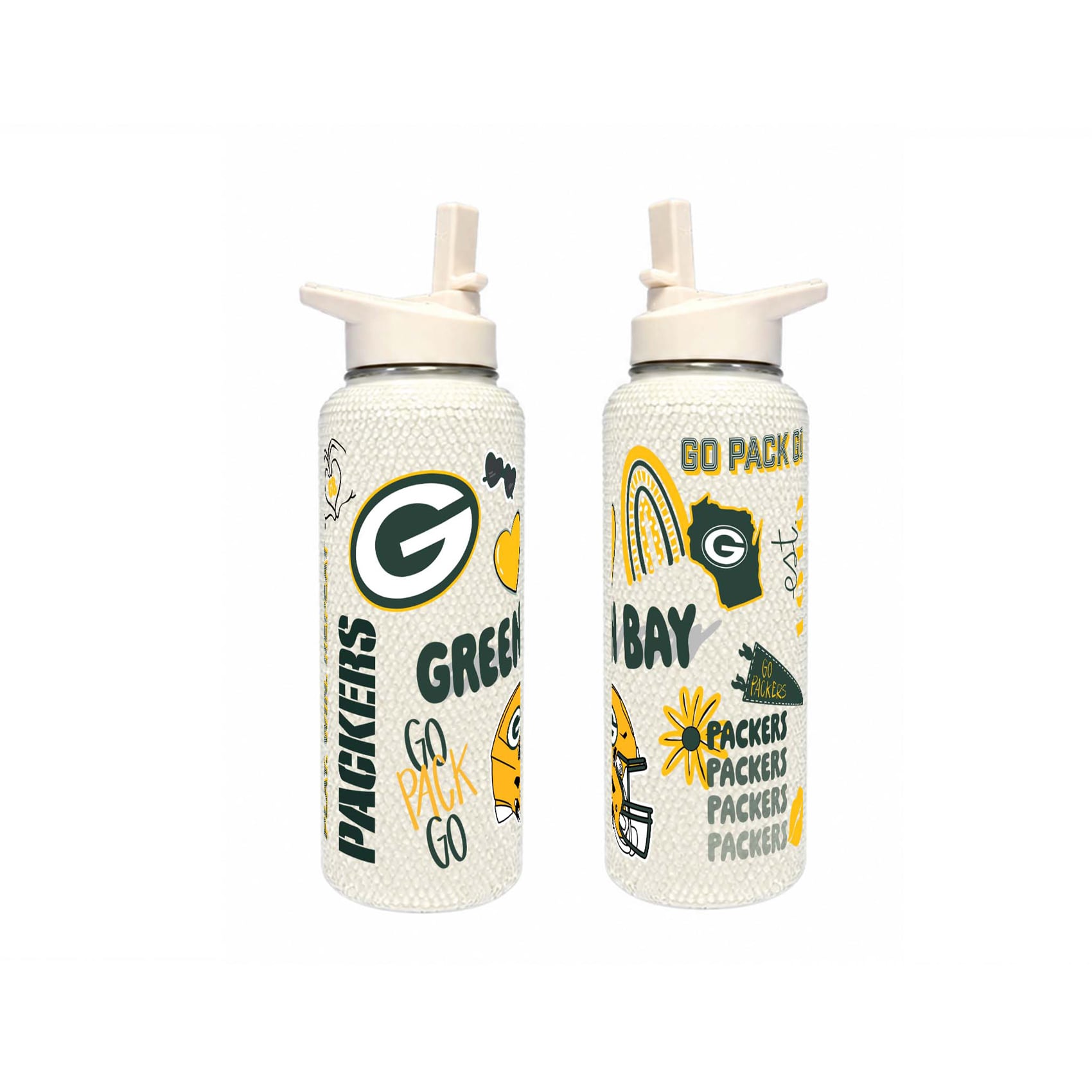 Bouteille Bling Quencher Green Bay Packers de The Memory Company (1 litre)